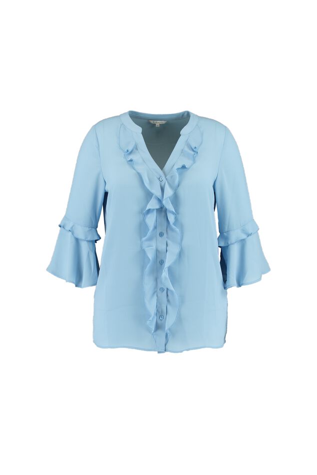 Blouse met volants image number 1