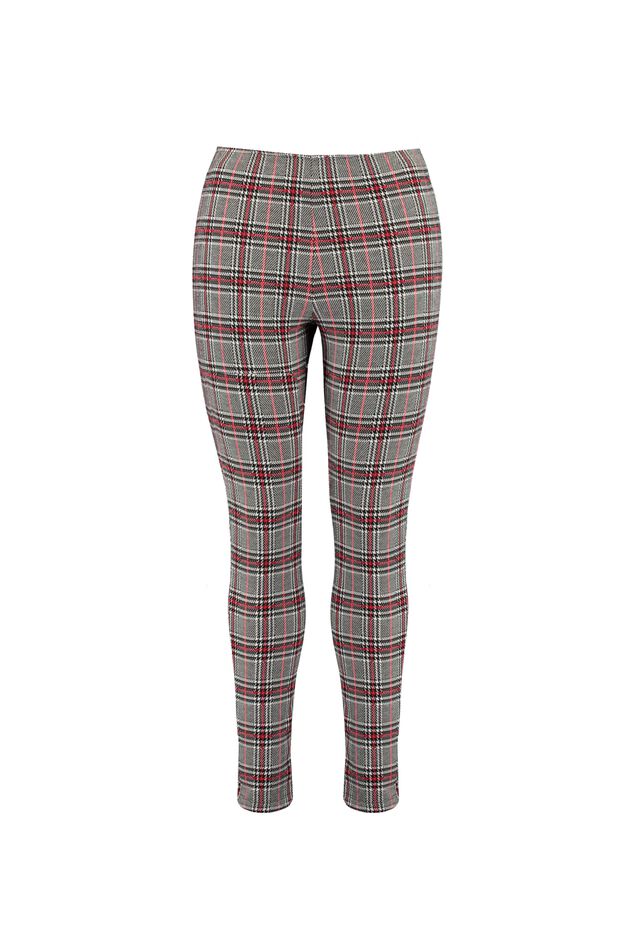 Geruite legging image number 1
