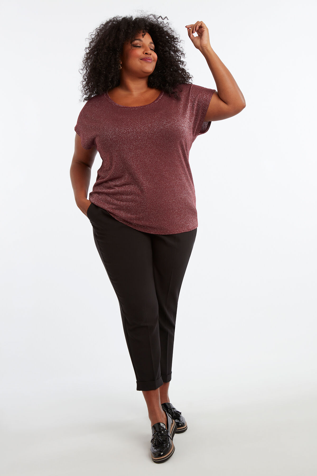 Top met lurex image number 3