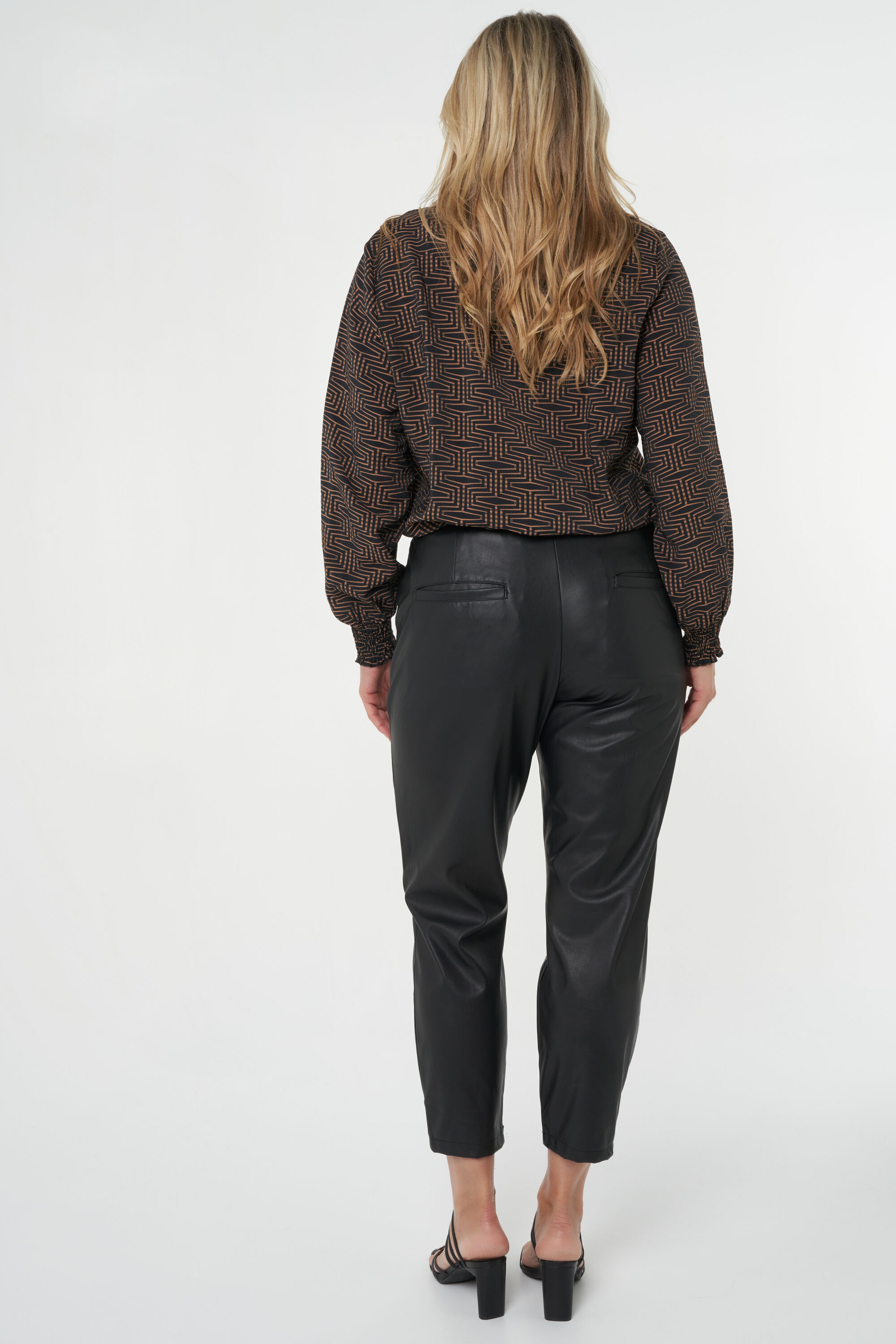 Imitatieleren pantalon image number 4