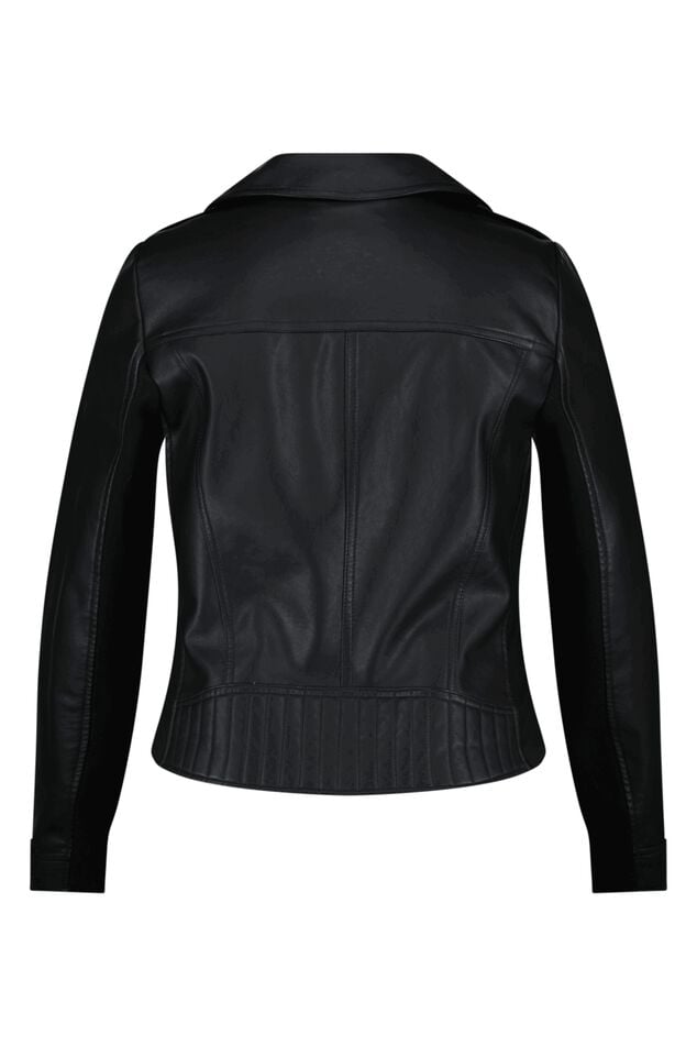 Jas van imitatieleer image number 3