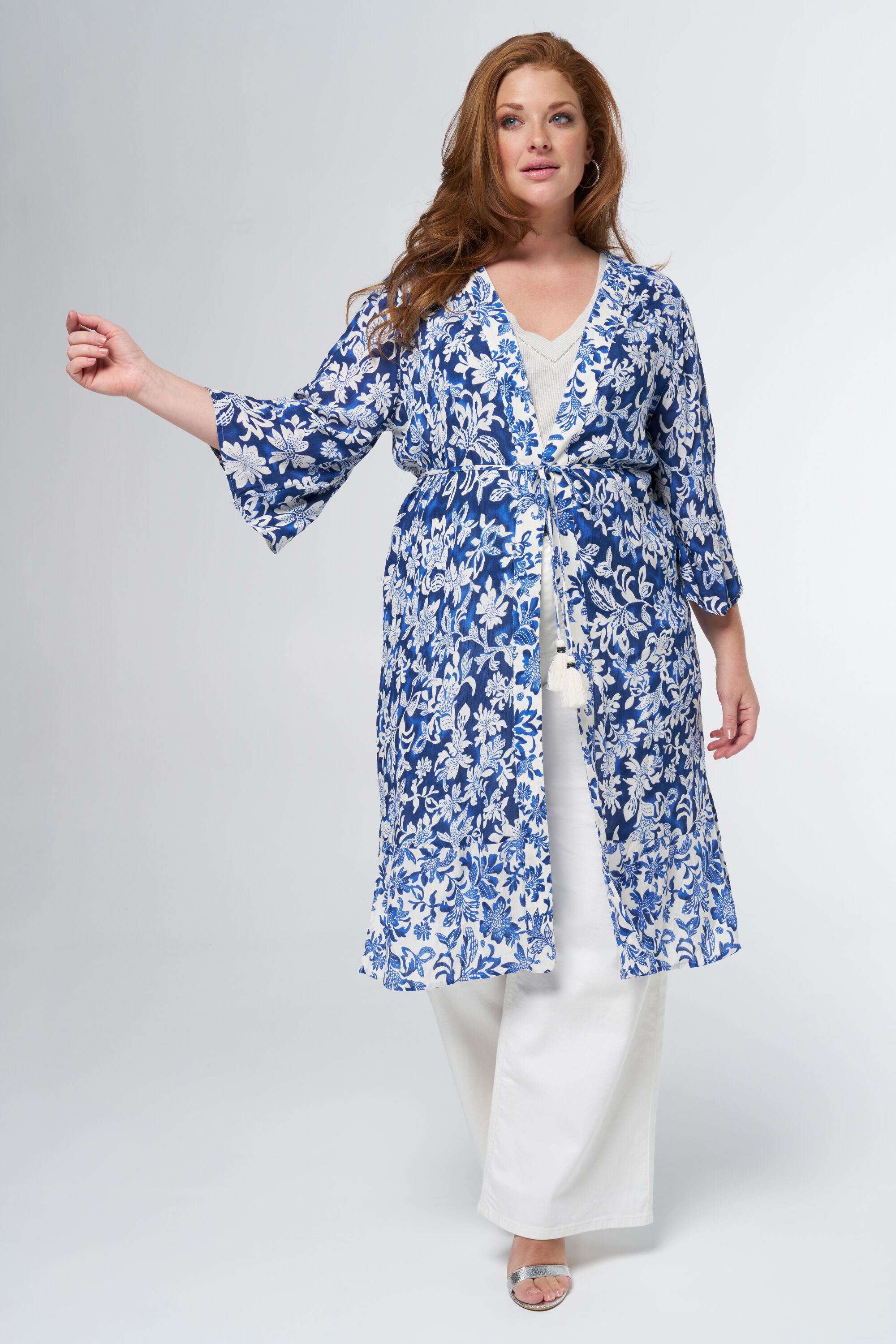 Kimono met print image number 0