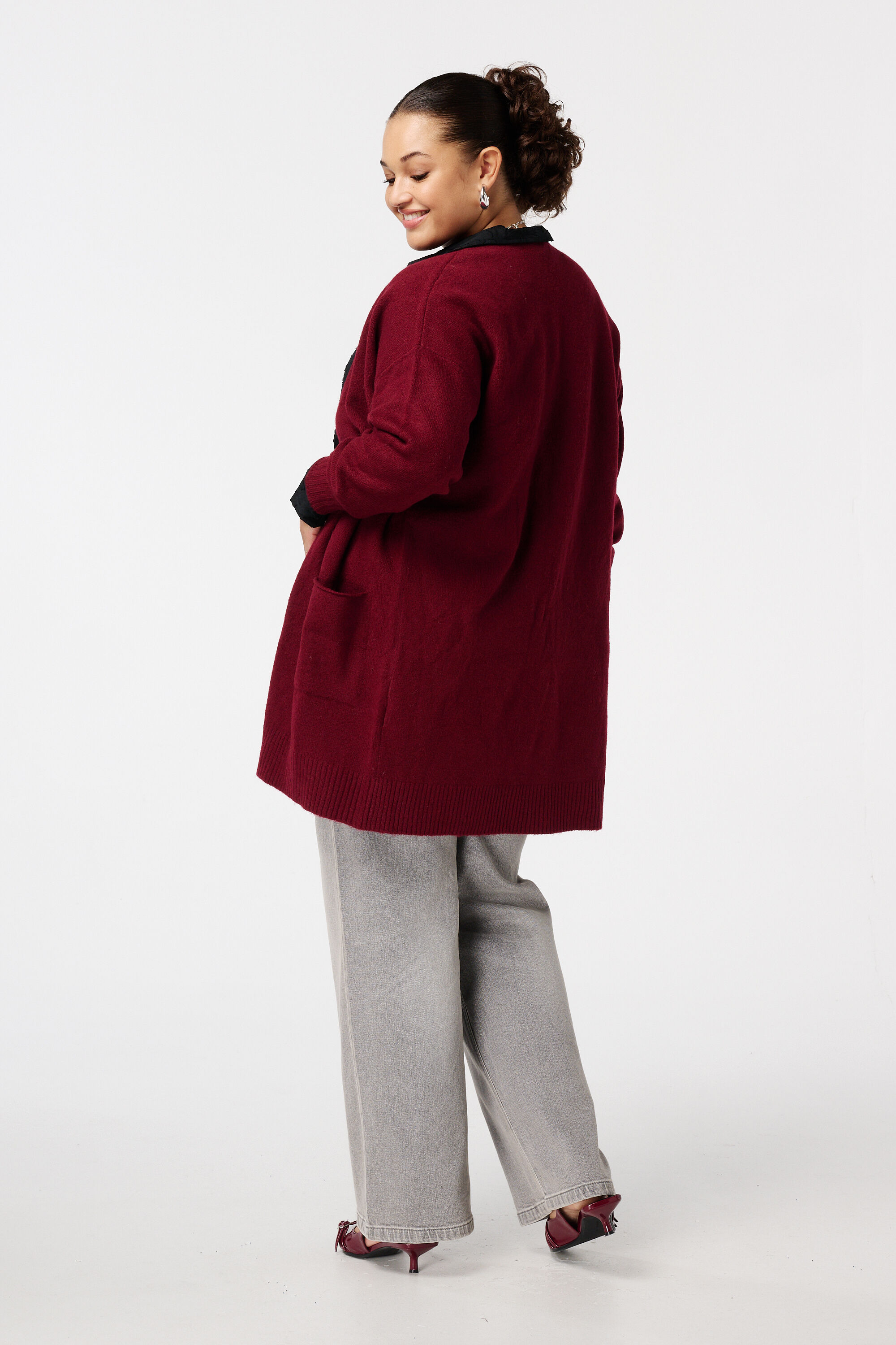 Halflang vest met steekzakken image number 3