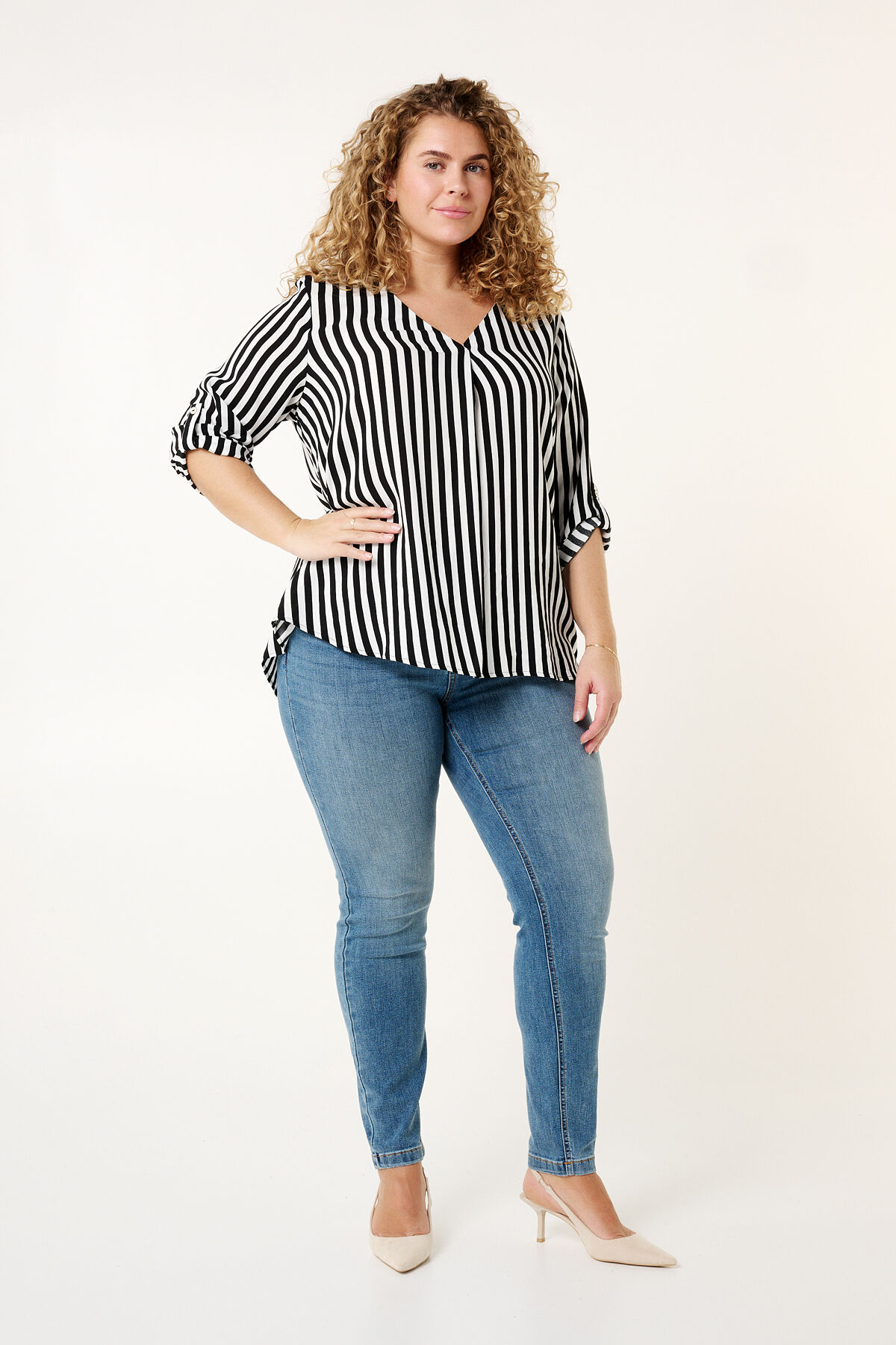 Blouse met strepen image number 6