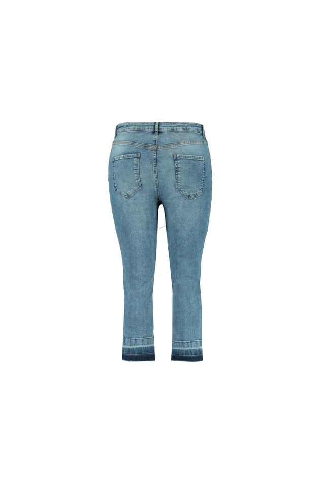 Straight fit 7/8 jeans  image number 2