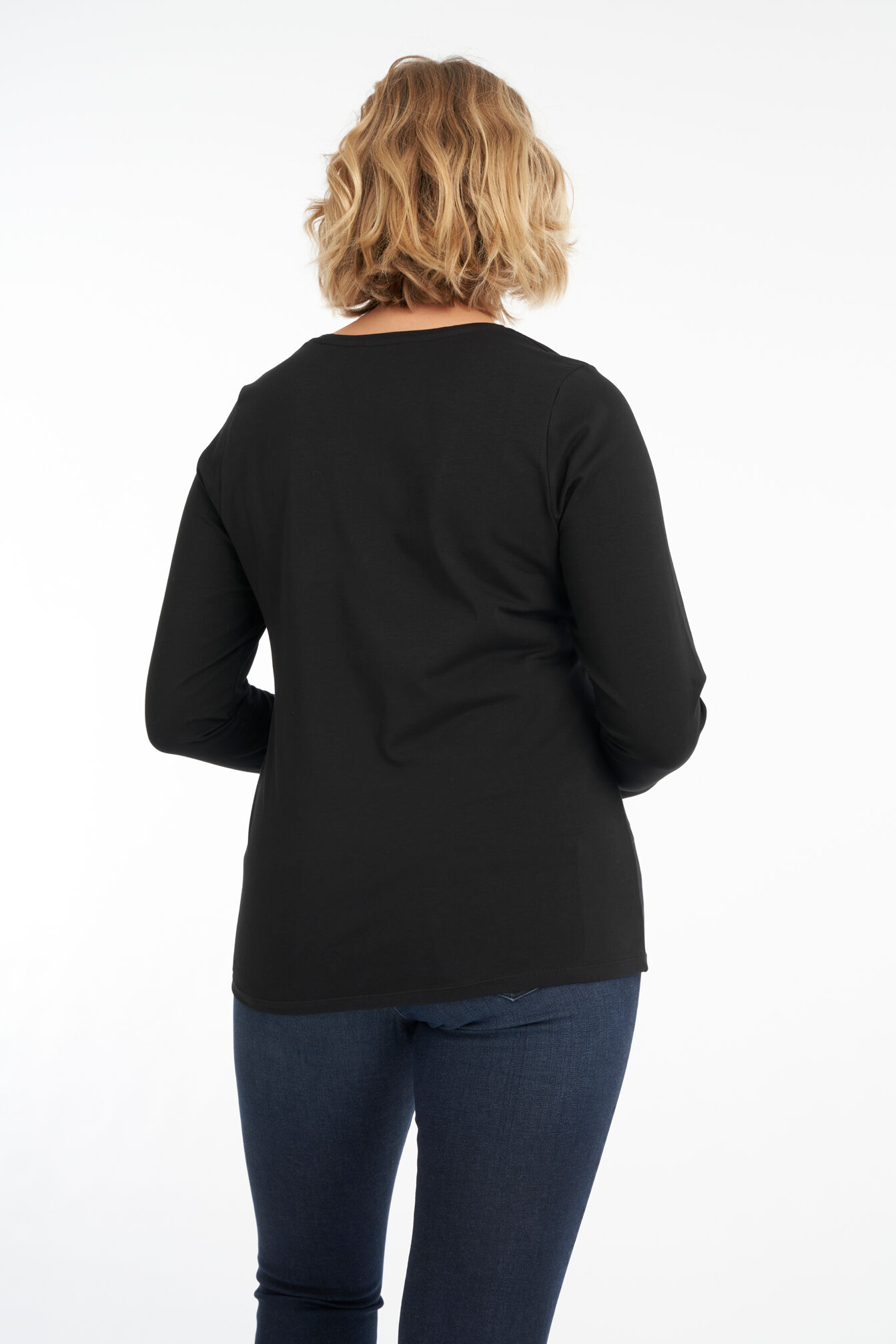 Basis shirt met lange mouw image number 3