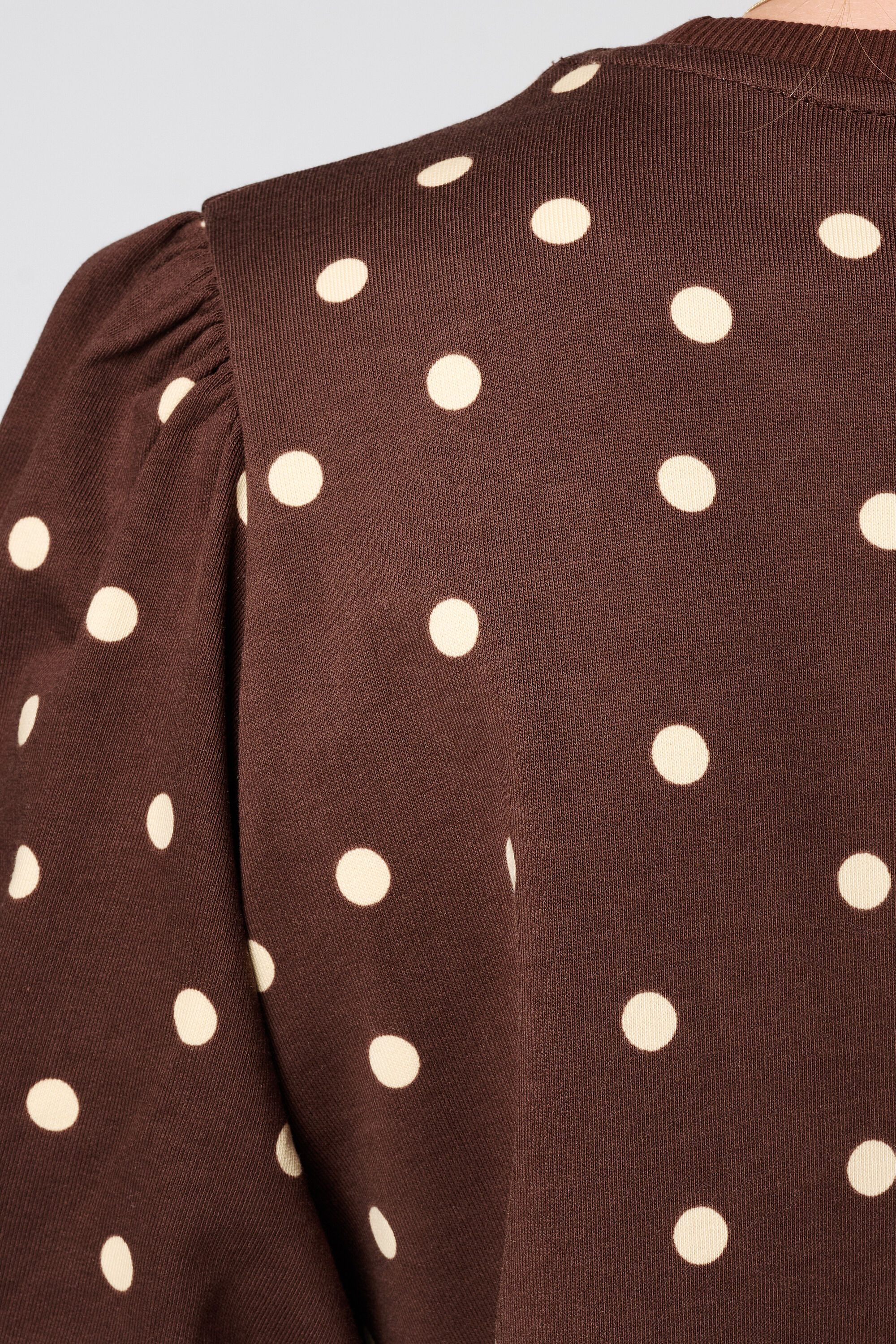 Sweat top met polka dot image number 6