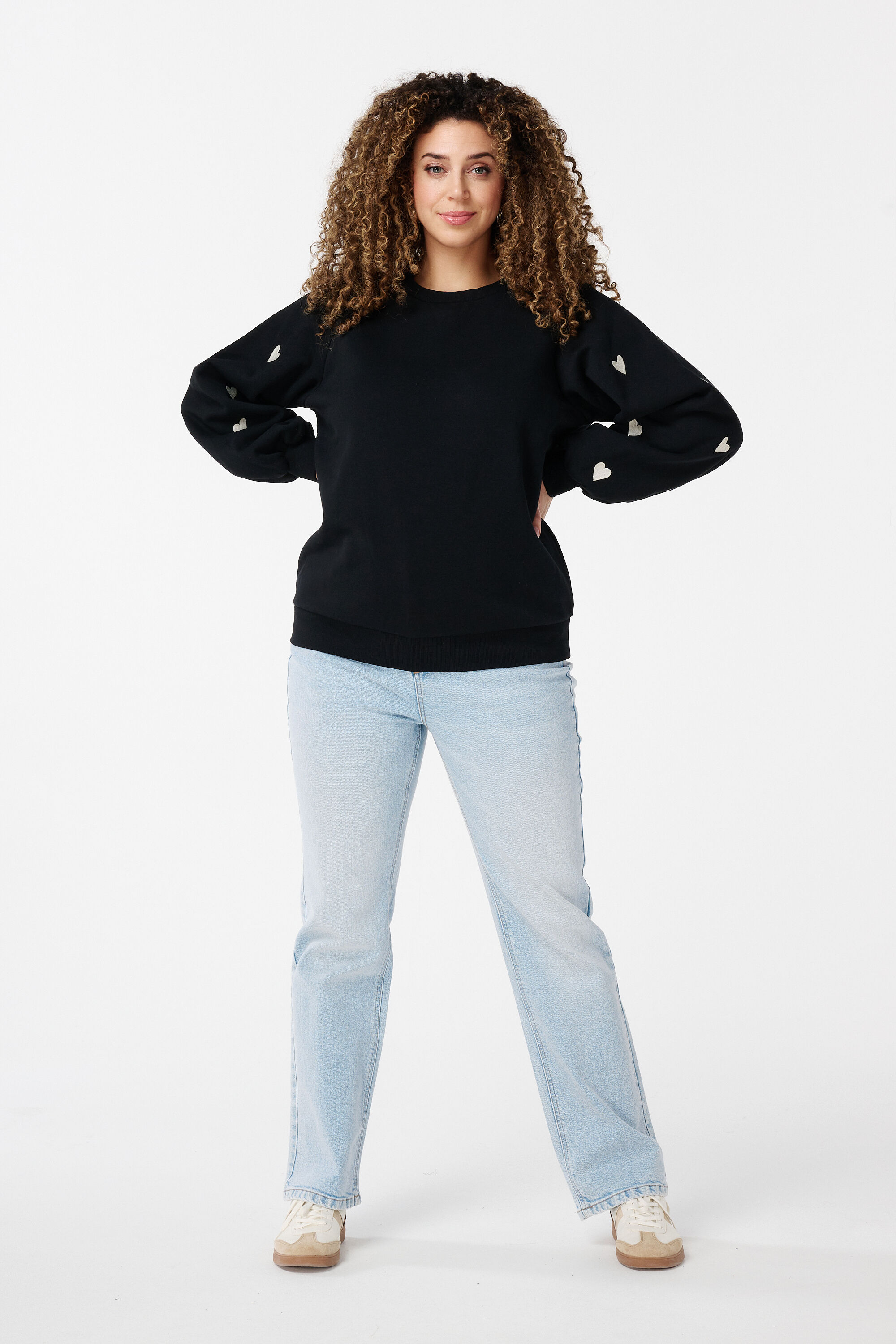 Trui met hartjes mouwen image number 5