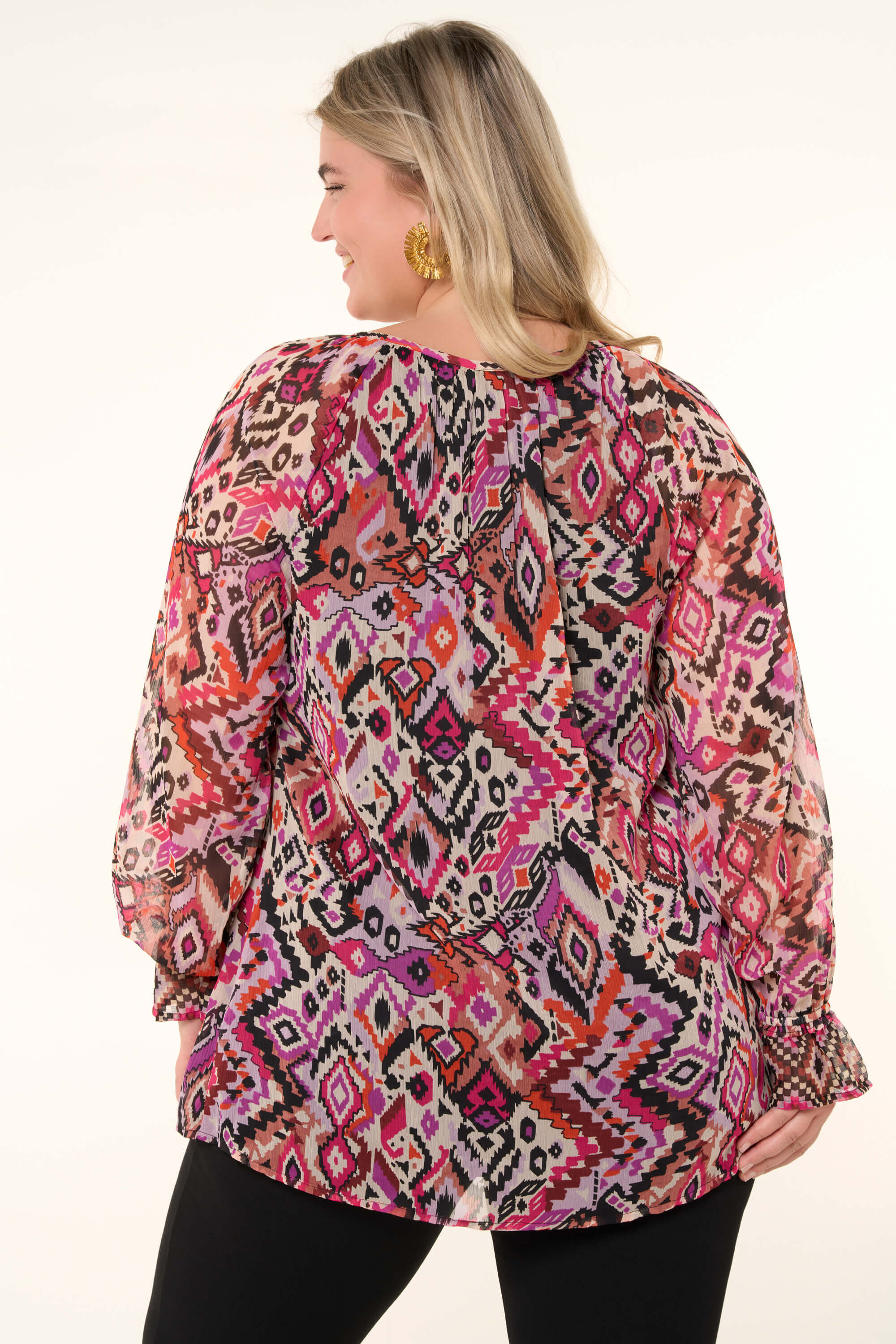 Blouse met print image number 4