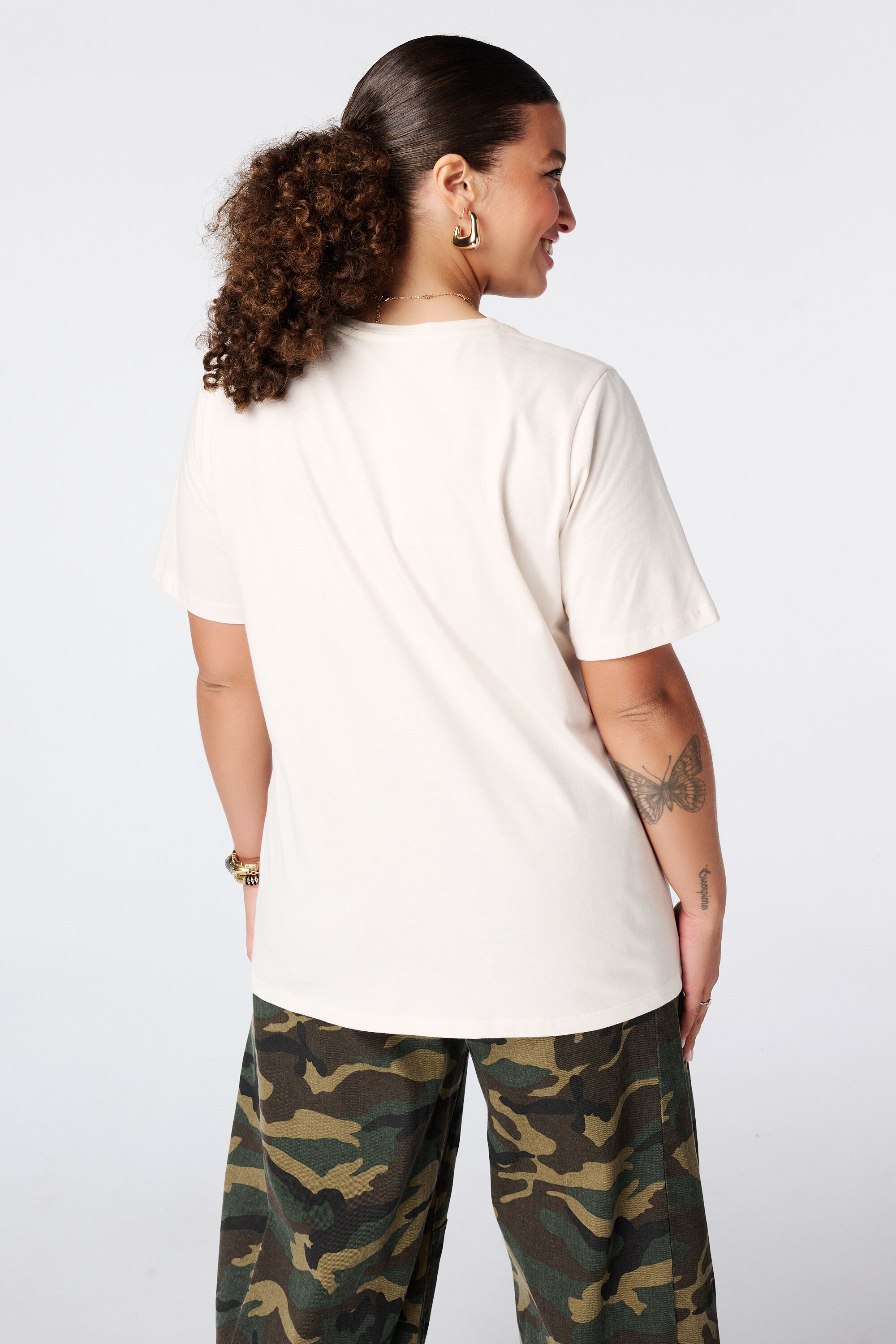 T-shirt met tekst image number 3