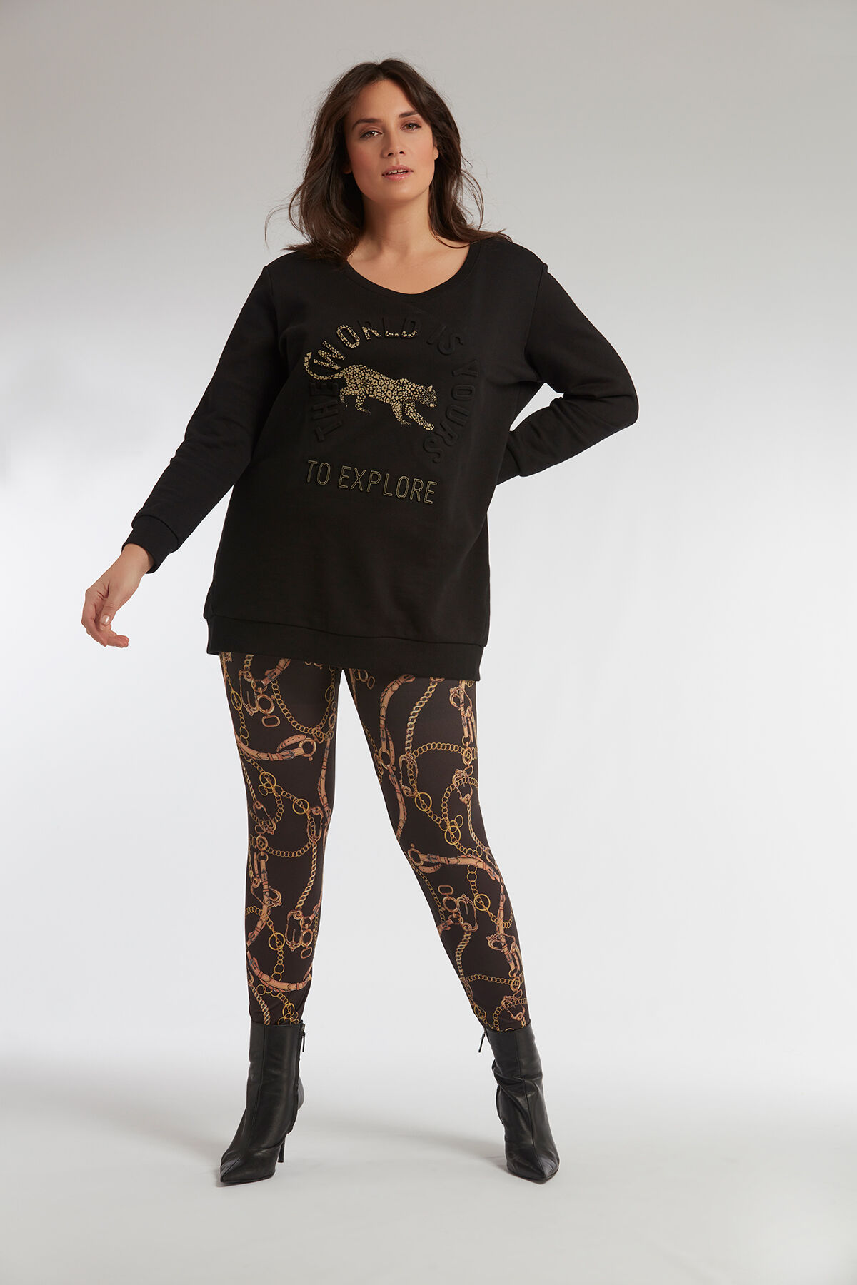 Dames Legging met print MS Mode