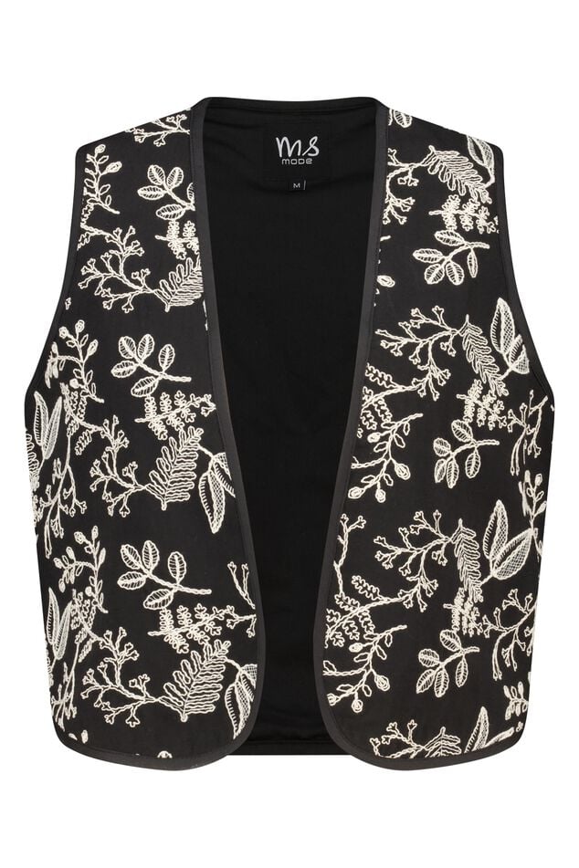 Gilet met broduursel image number 1