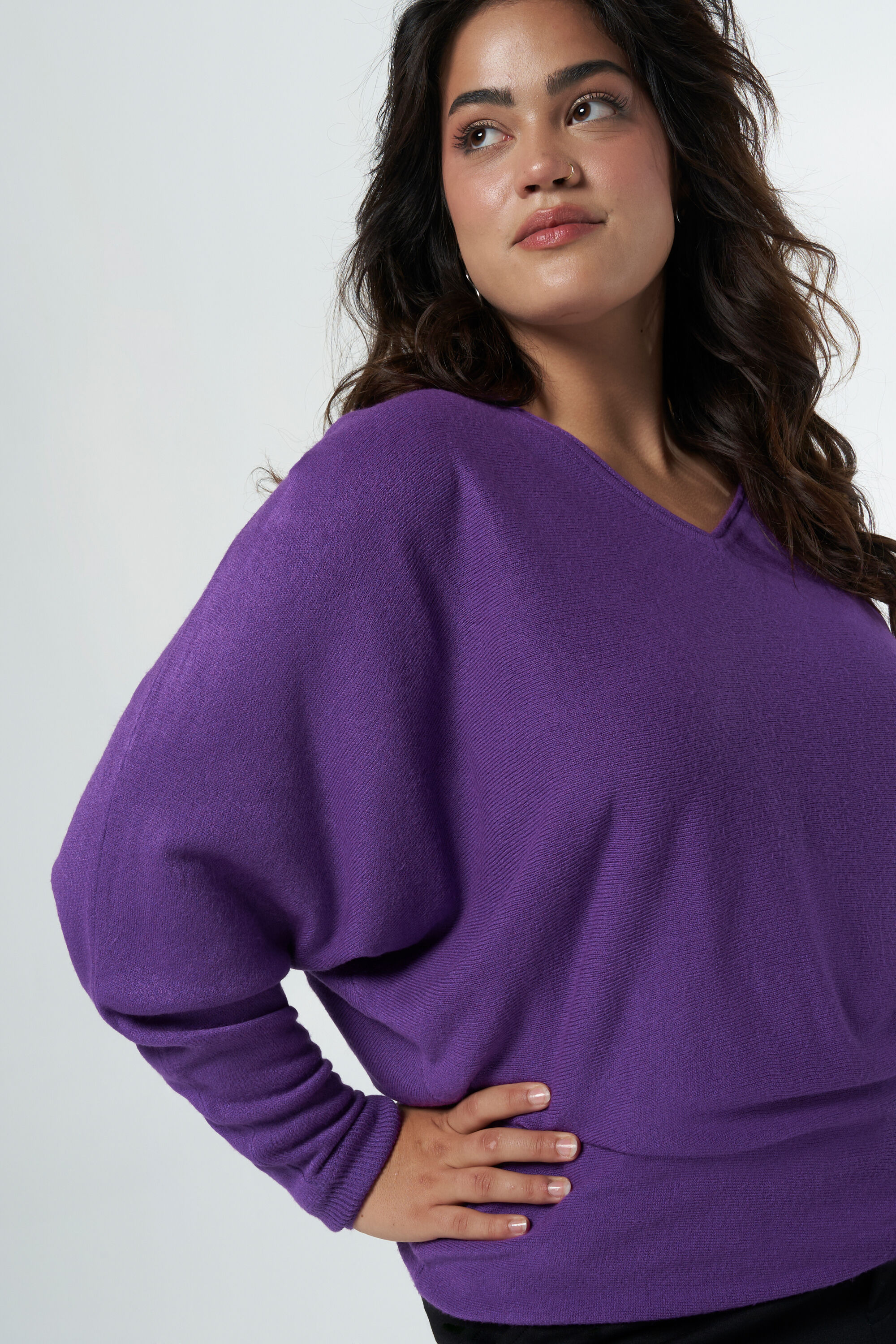 Trui met vleermuismouwen image number 4