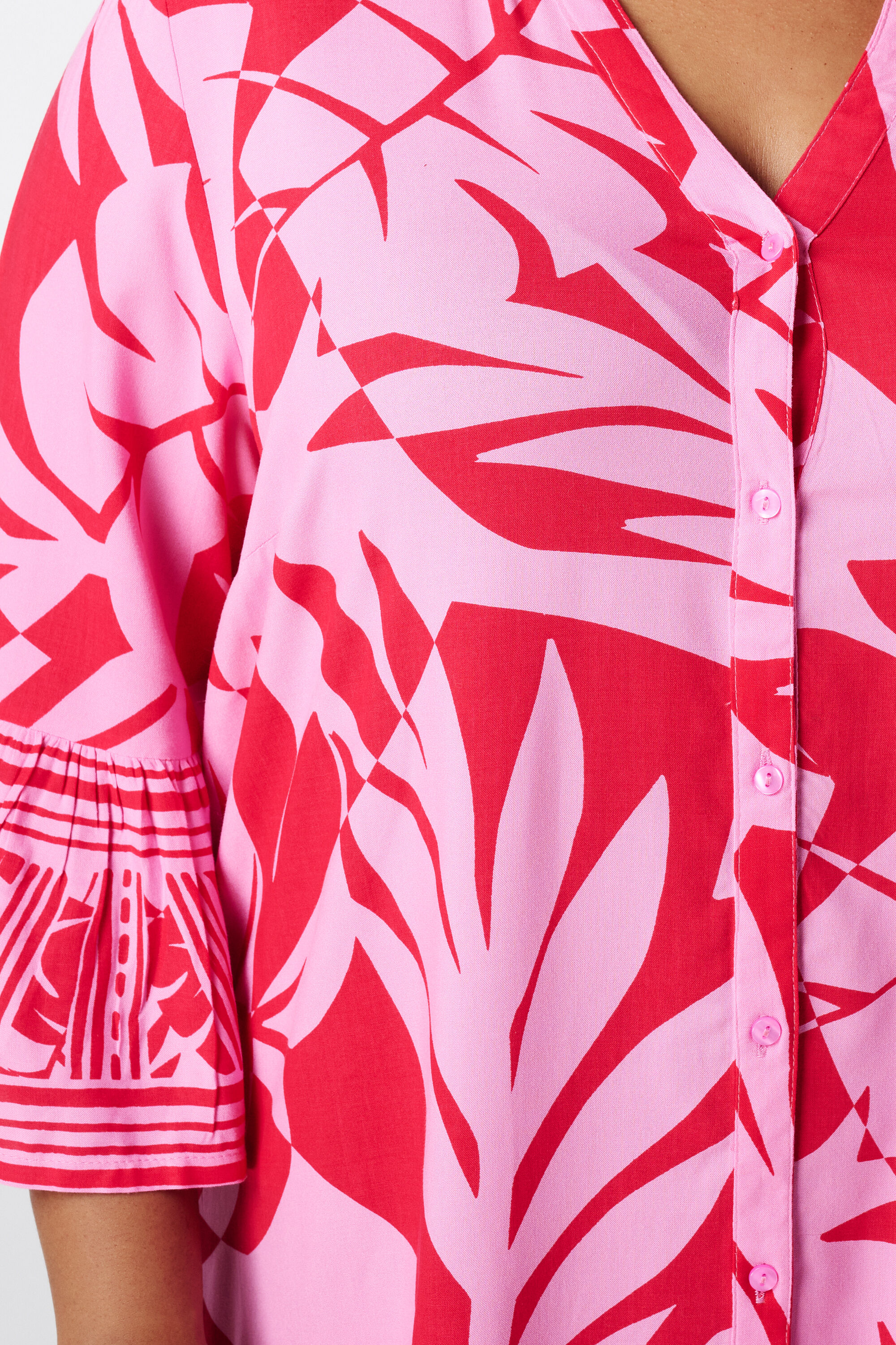 Luchtige jurk met print image number 4