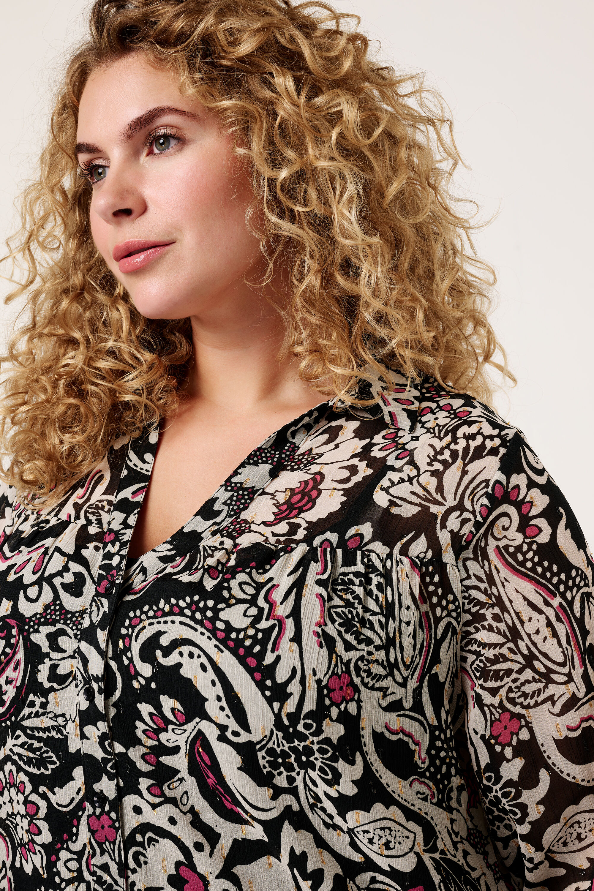 Blouse met print image number 4