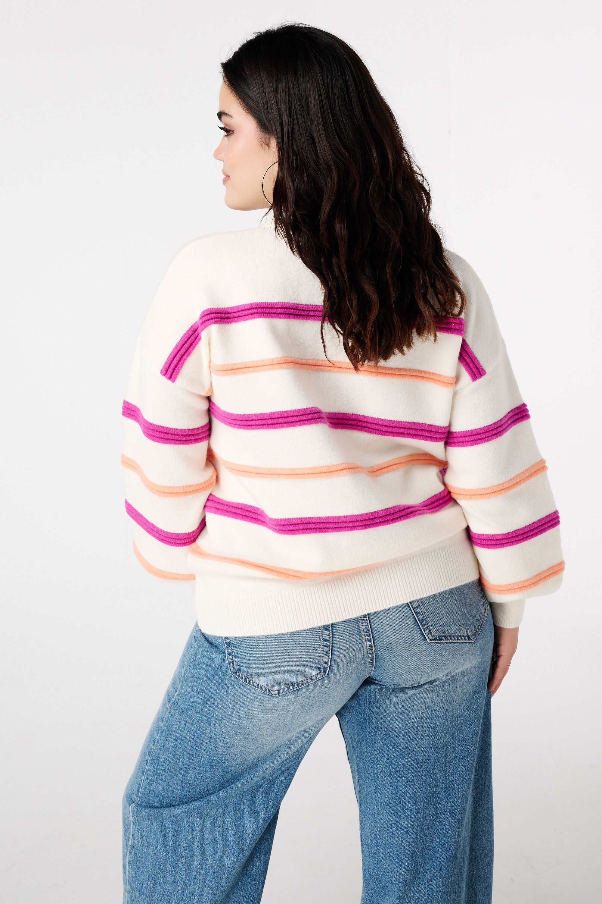 Trui met kleurrijke strepen image number 3