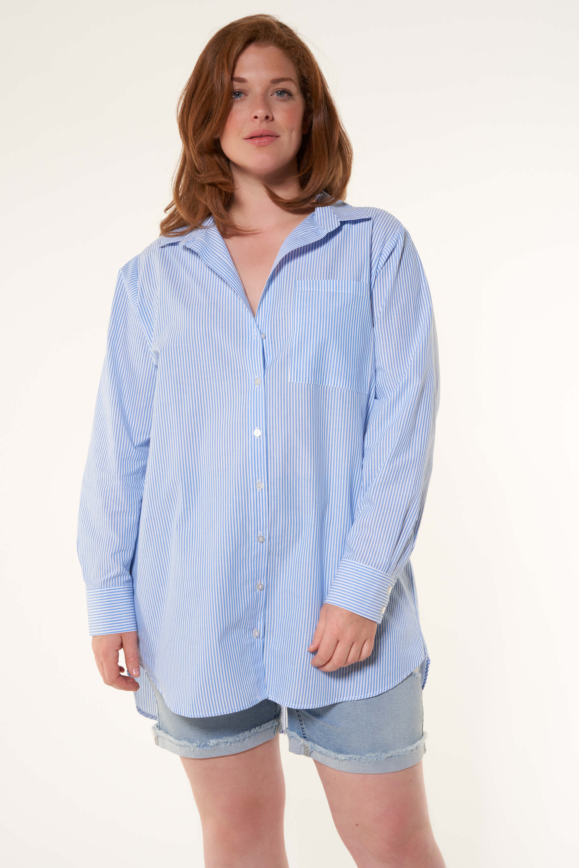 Gestreepte blouse image number 7