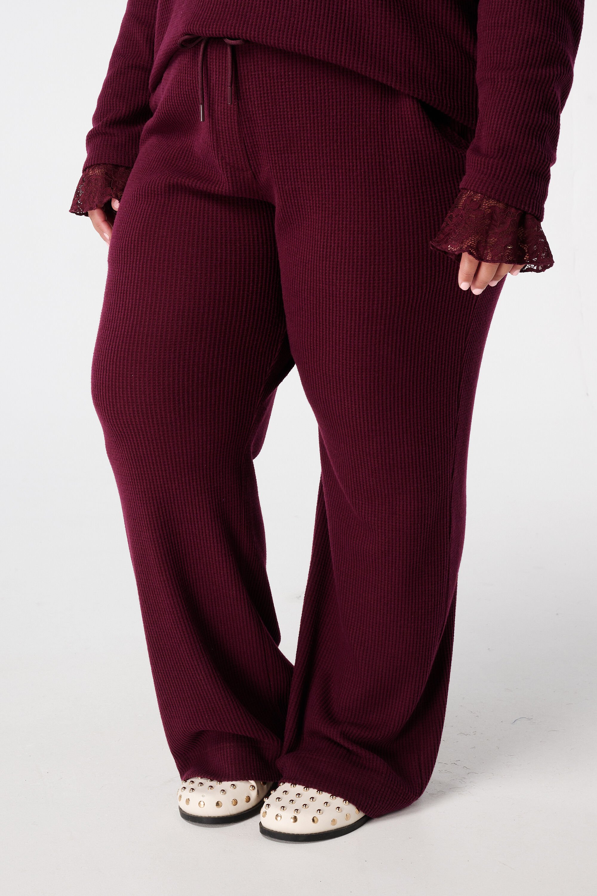 Rechte broek met elastieke taille image number 5