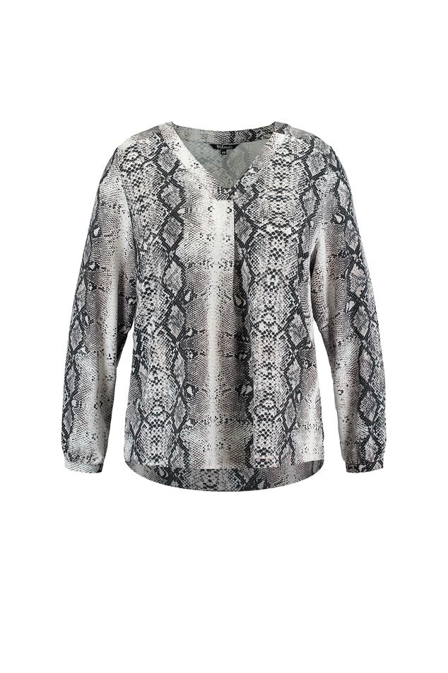 Blouse met slangenprint   image number 1
