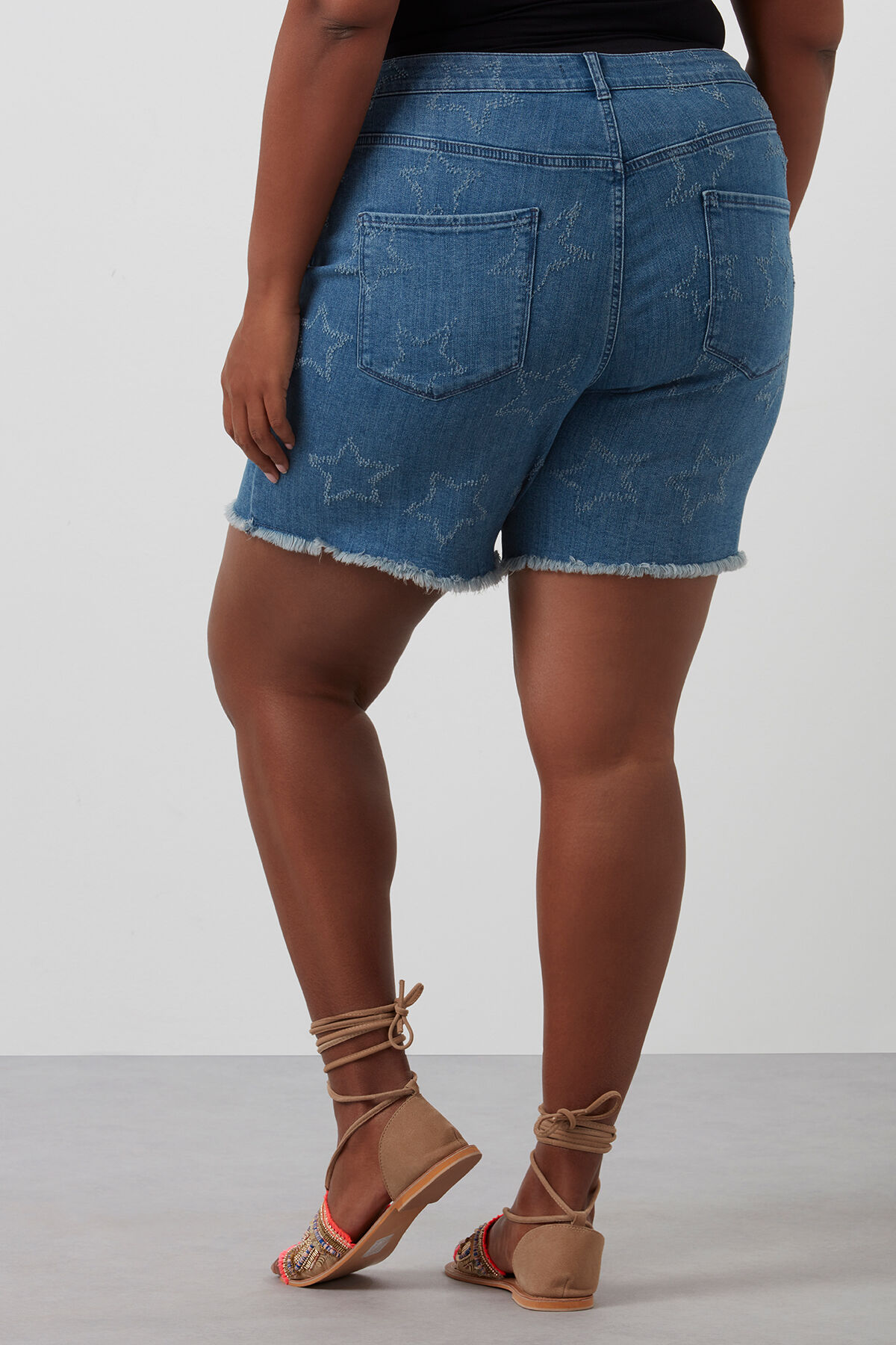 Denim short image number 3