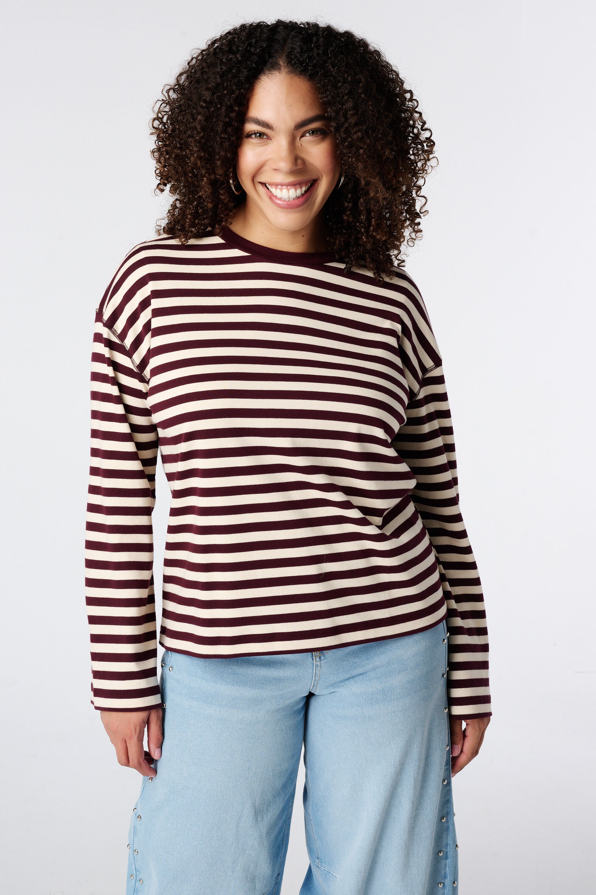 Gestreepte longsleeve 