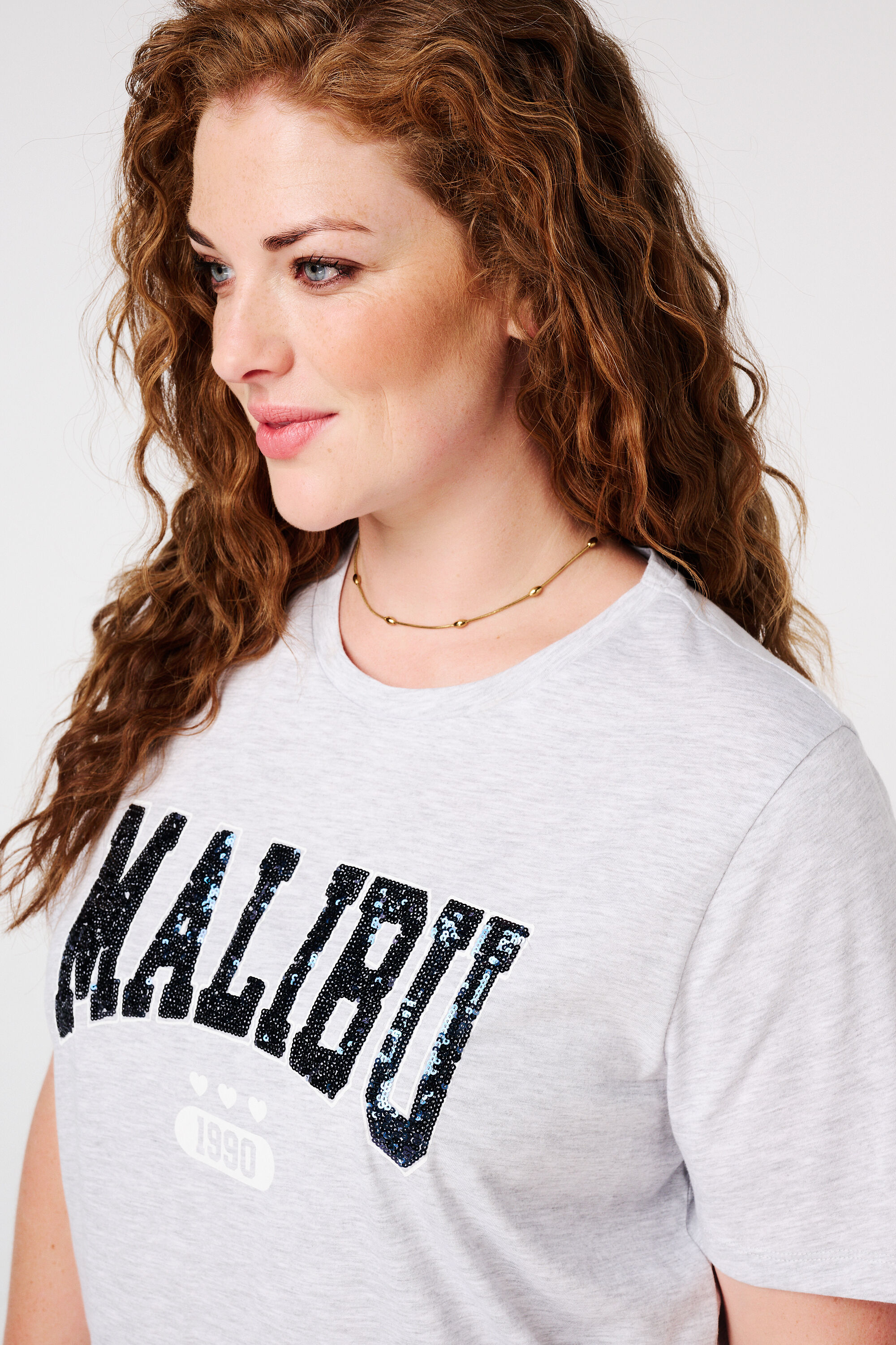 T-shirt met tekst image number 4