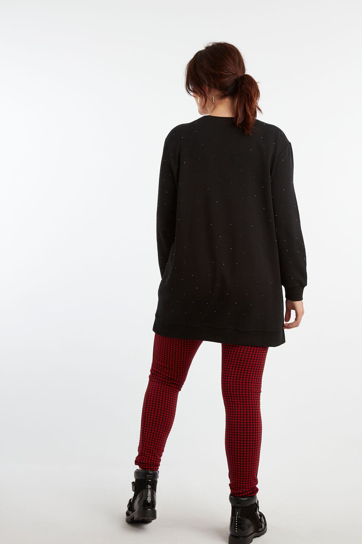 Geruite legging image number 3