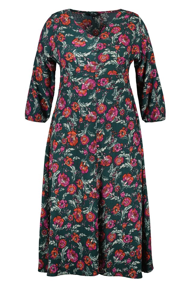 Maxi jurk met bloemenprint image 2