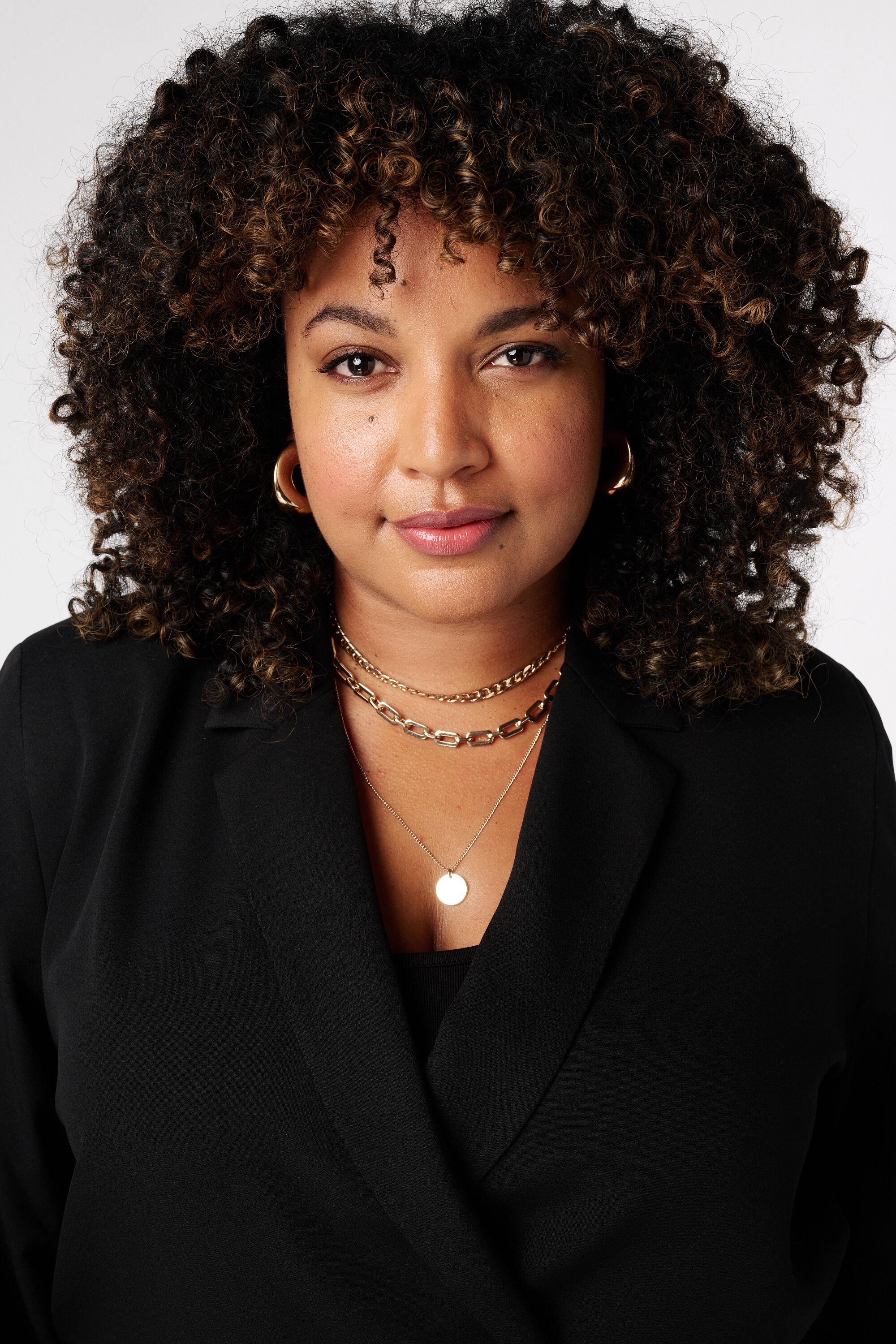 Overslag blazer met strikceintuur image number 4