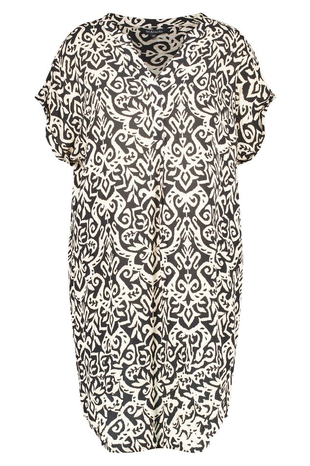 Ruimvallende jurk met print image number 1