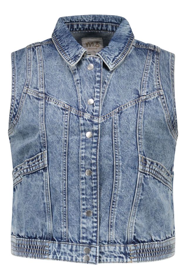 Denim gilet  image number 1
