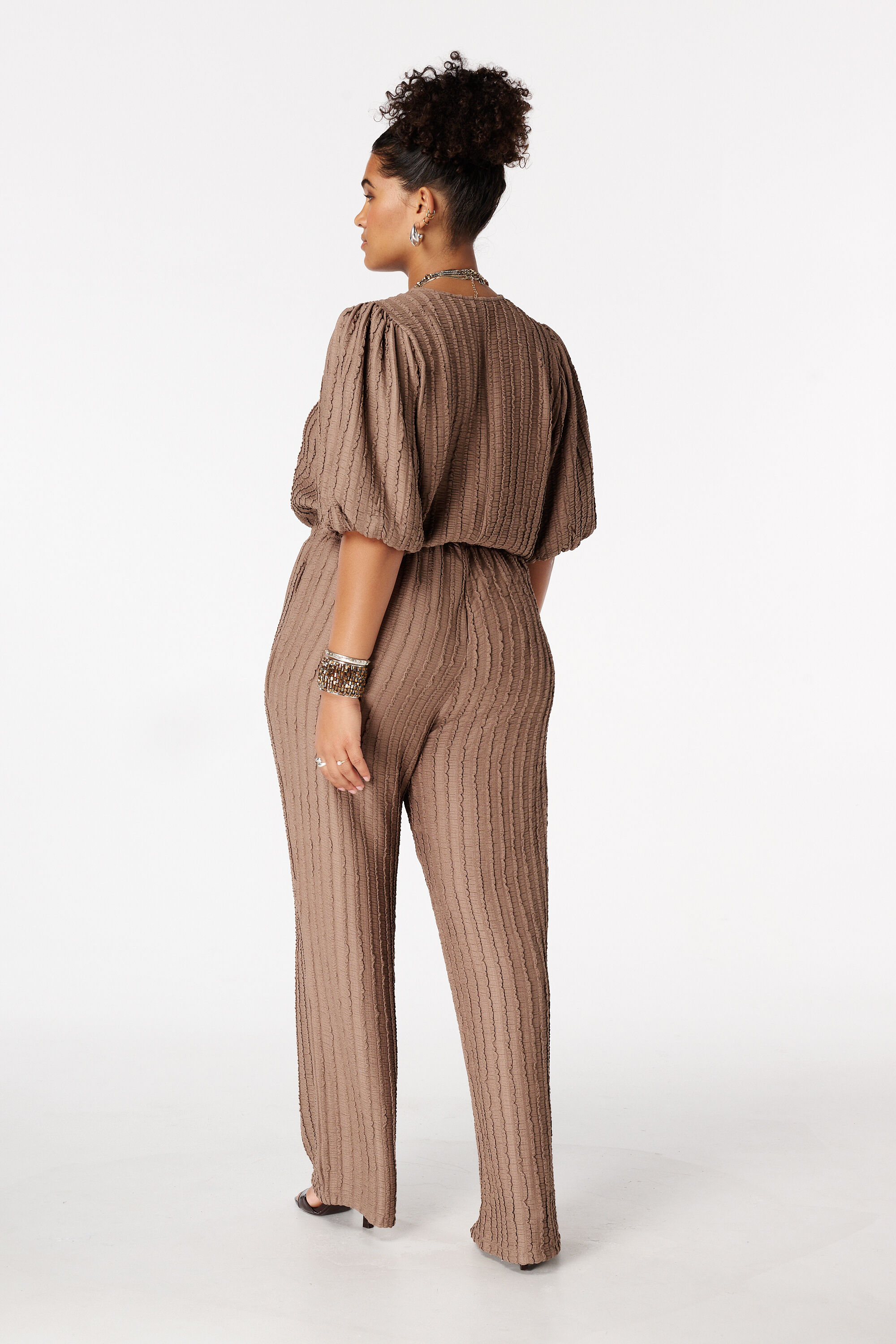 Broek met elastische taille image number 3