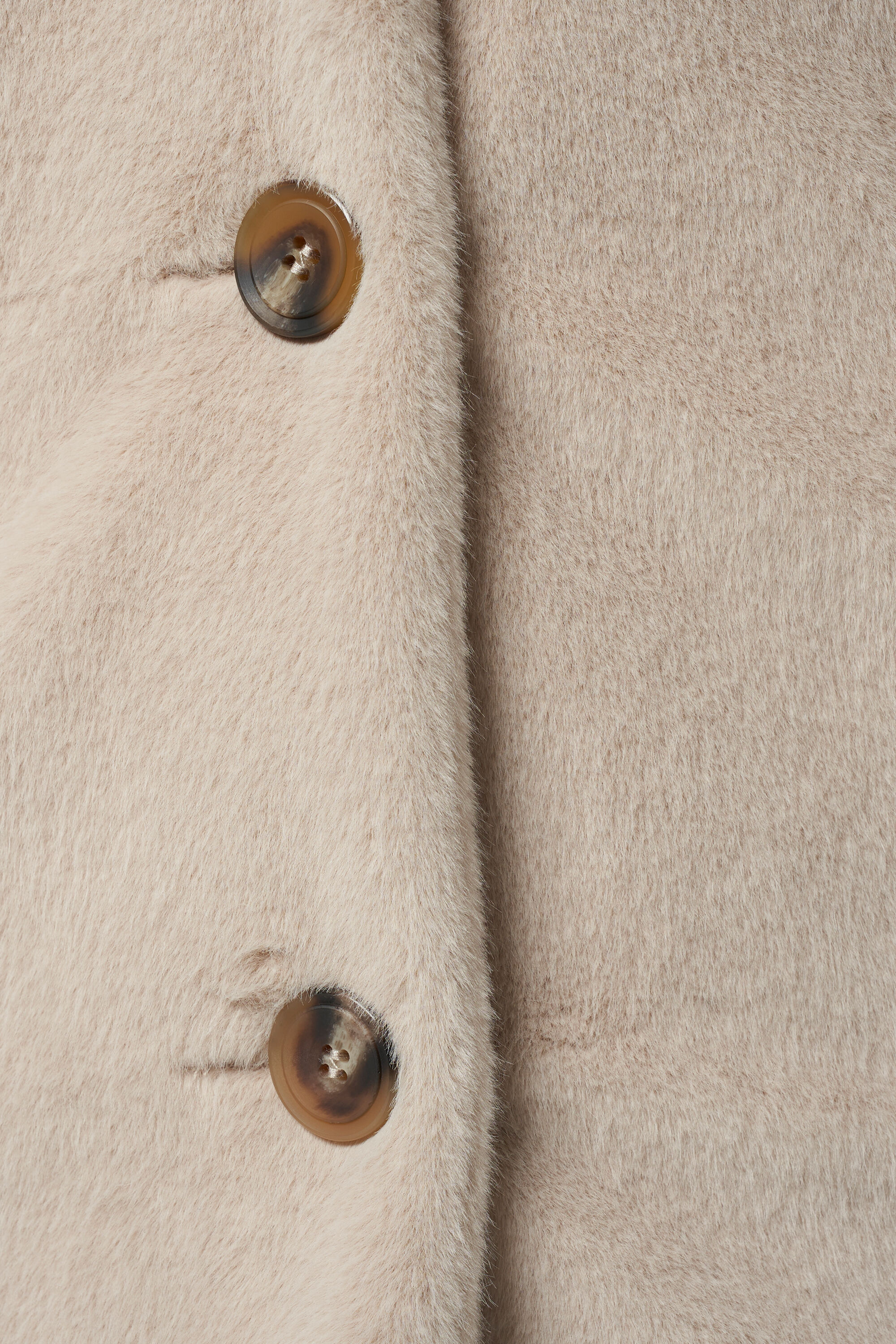 Mantel met imitatiebont image number 4