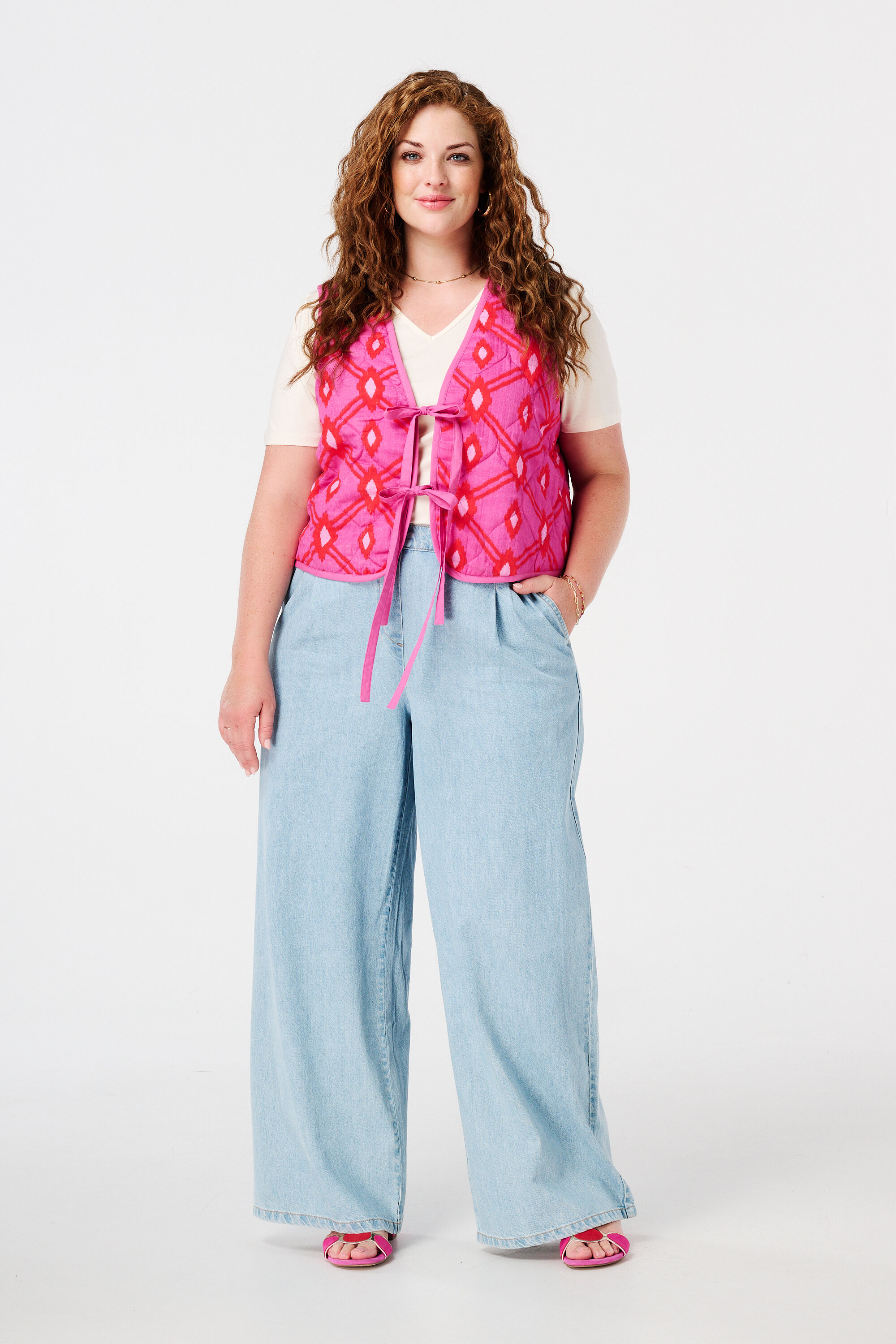 Gilet met print image number 5