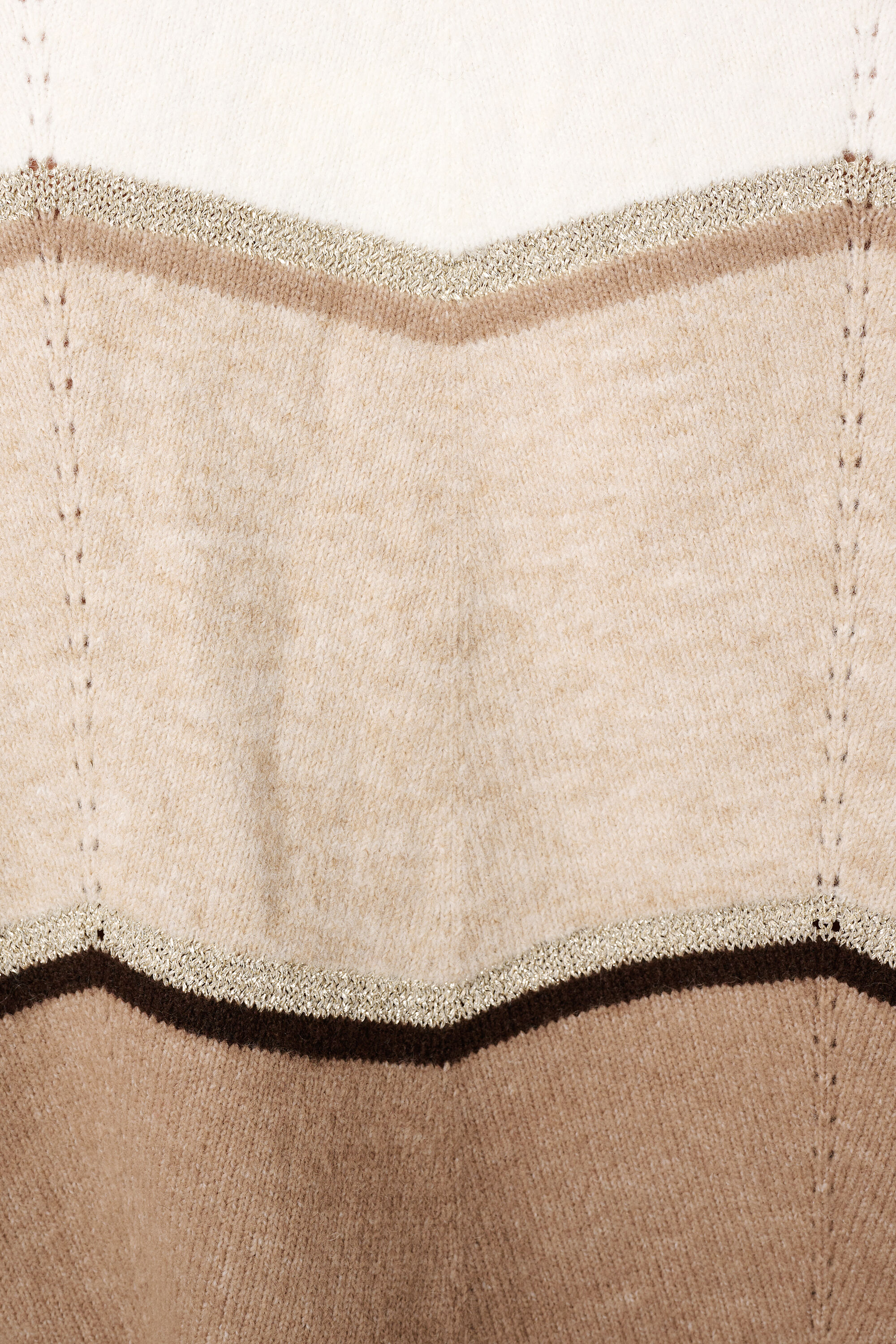 Trui met print en lurex image number 6