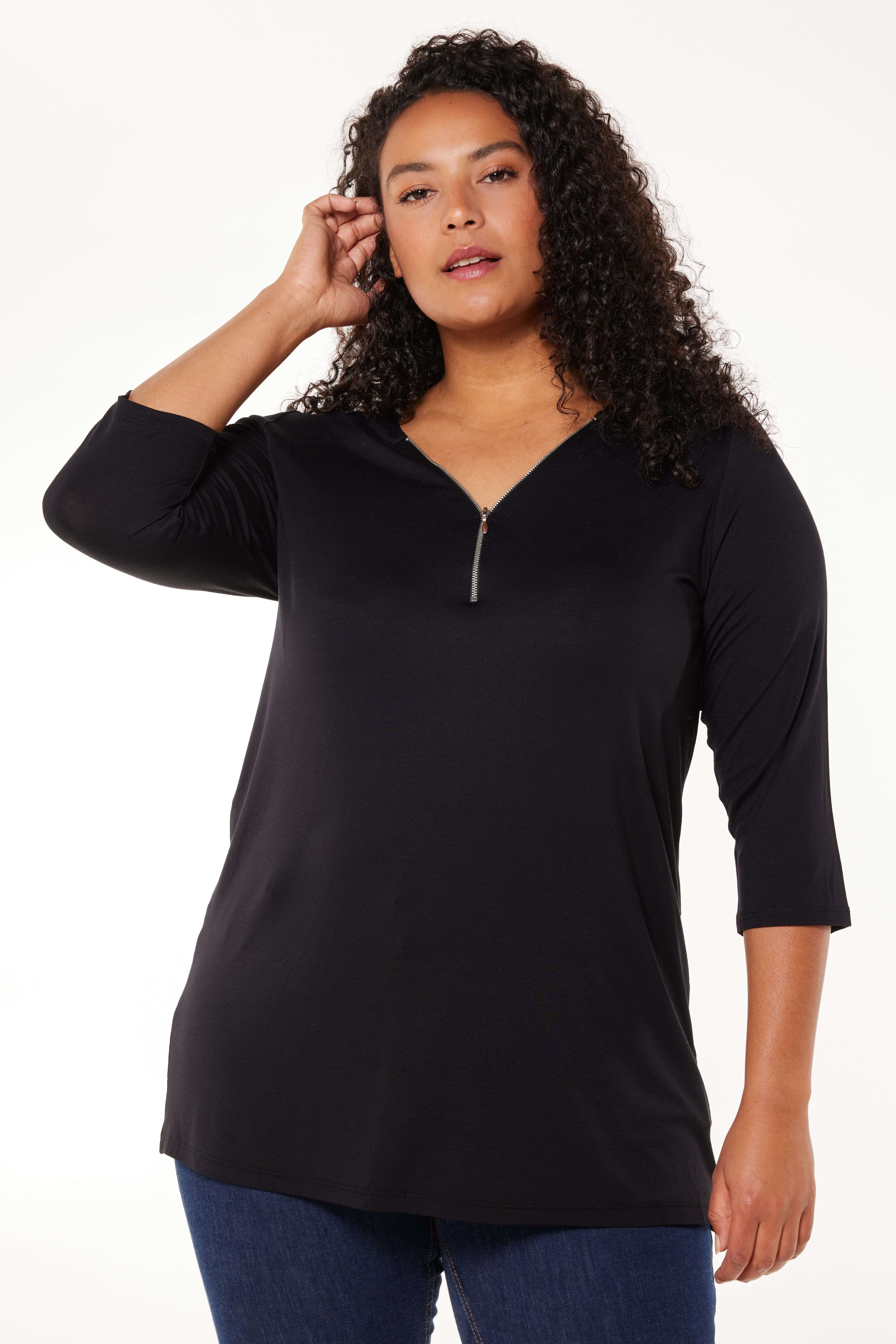 Dames Top met rits MS Mode
