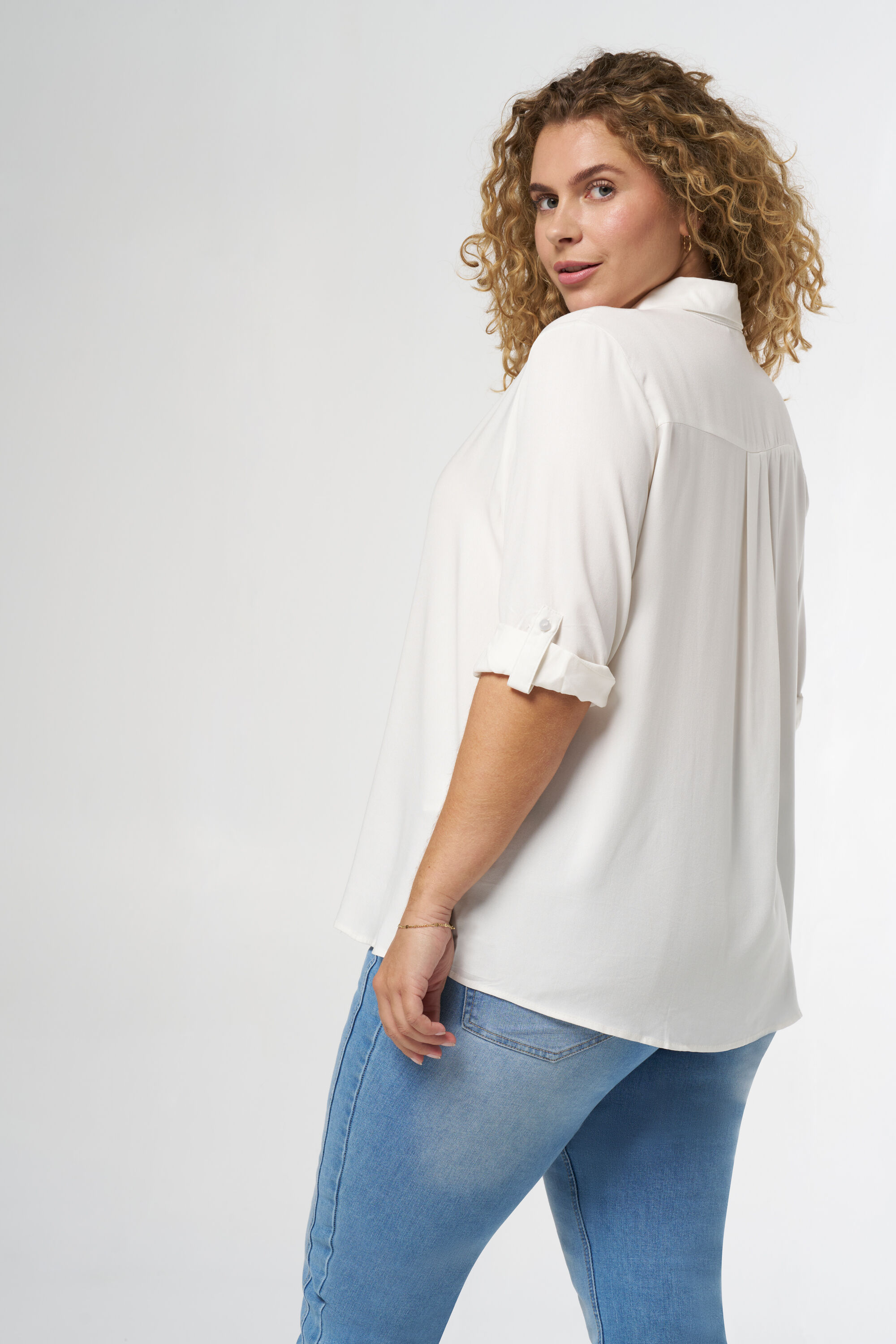 Blouse met v-hals image number 3