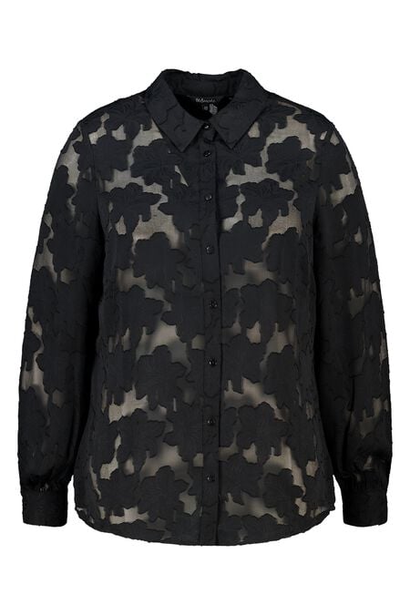 Blouse met geborduurde details