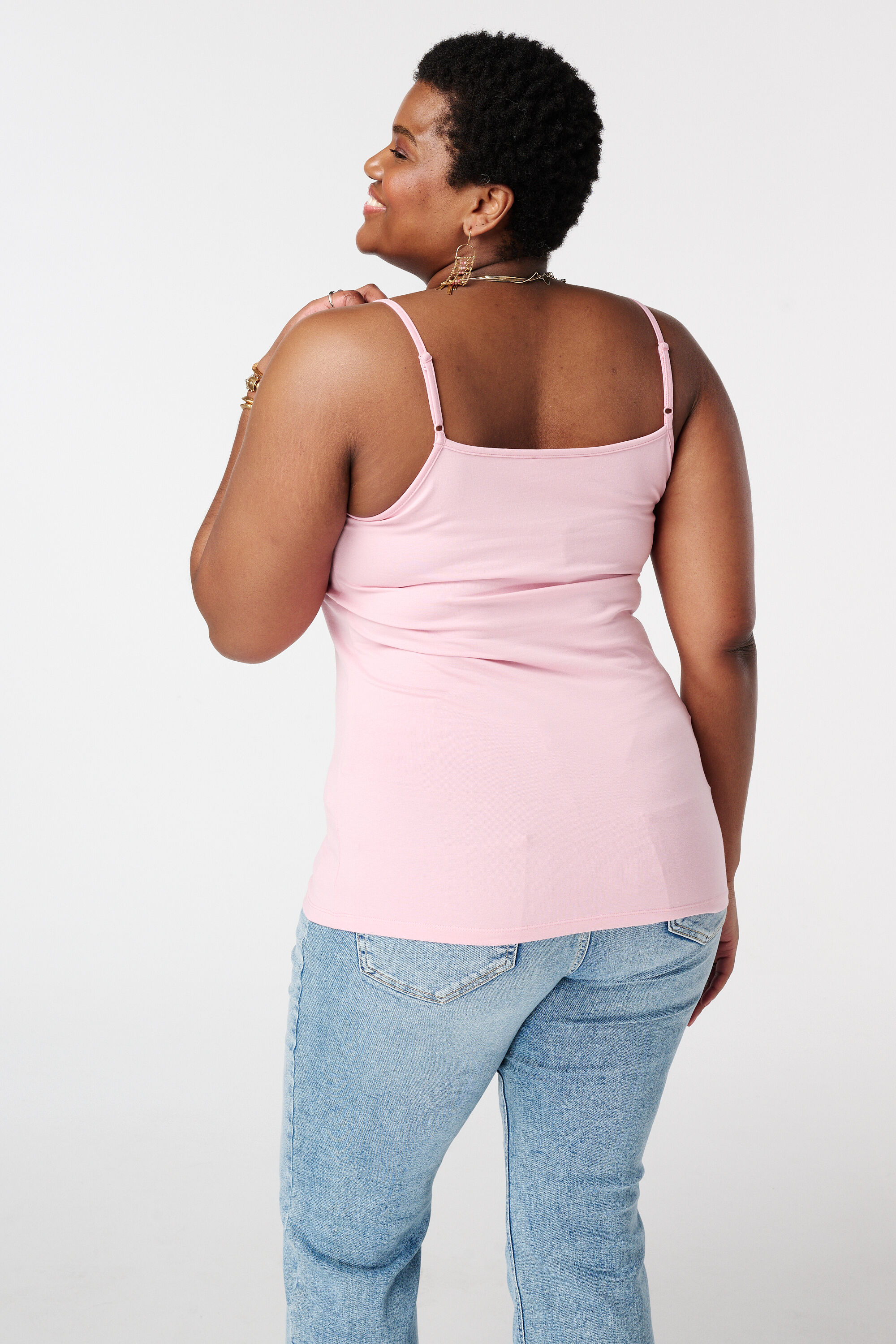 Spaghetti top met stretch image number 3