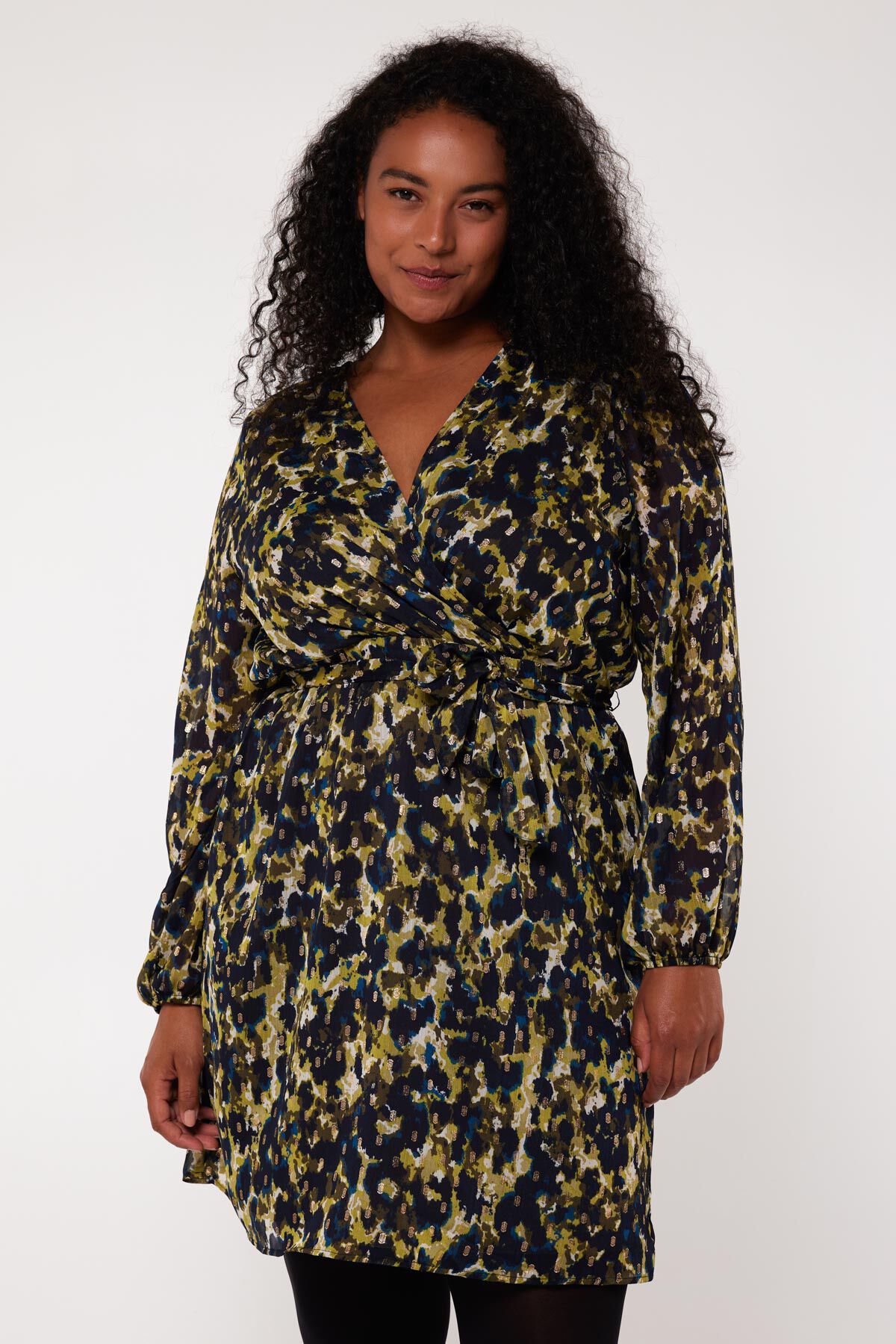 Wrap jurk hot sale