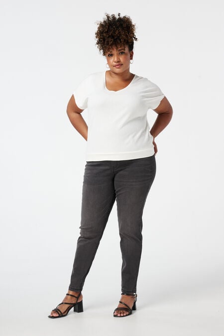 Tregging met denim look Tregging met denim look