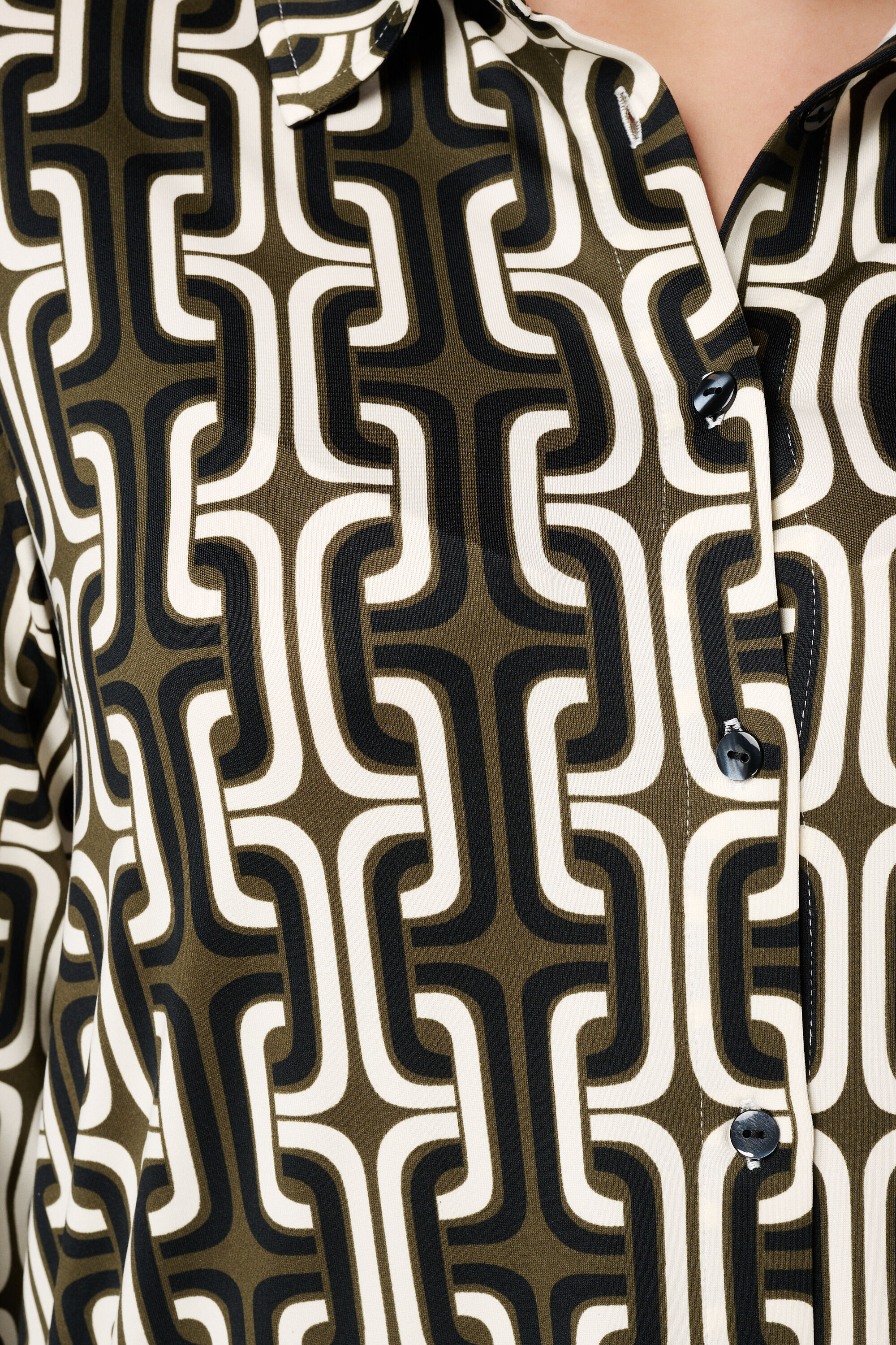 Lange blouse met print image number 6
