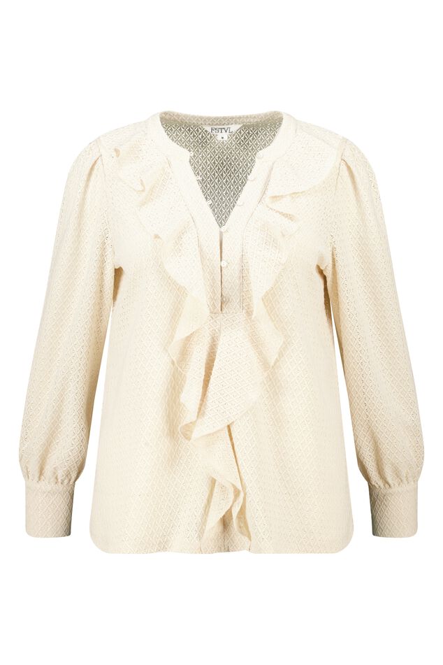 Blouse met ruches image number 1