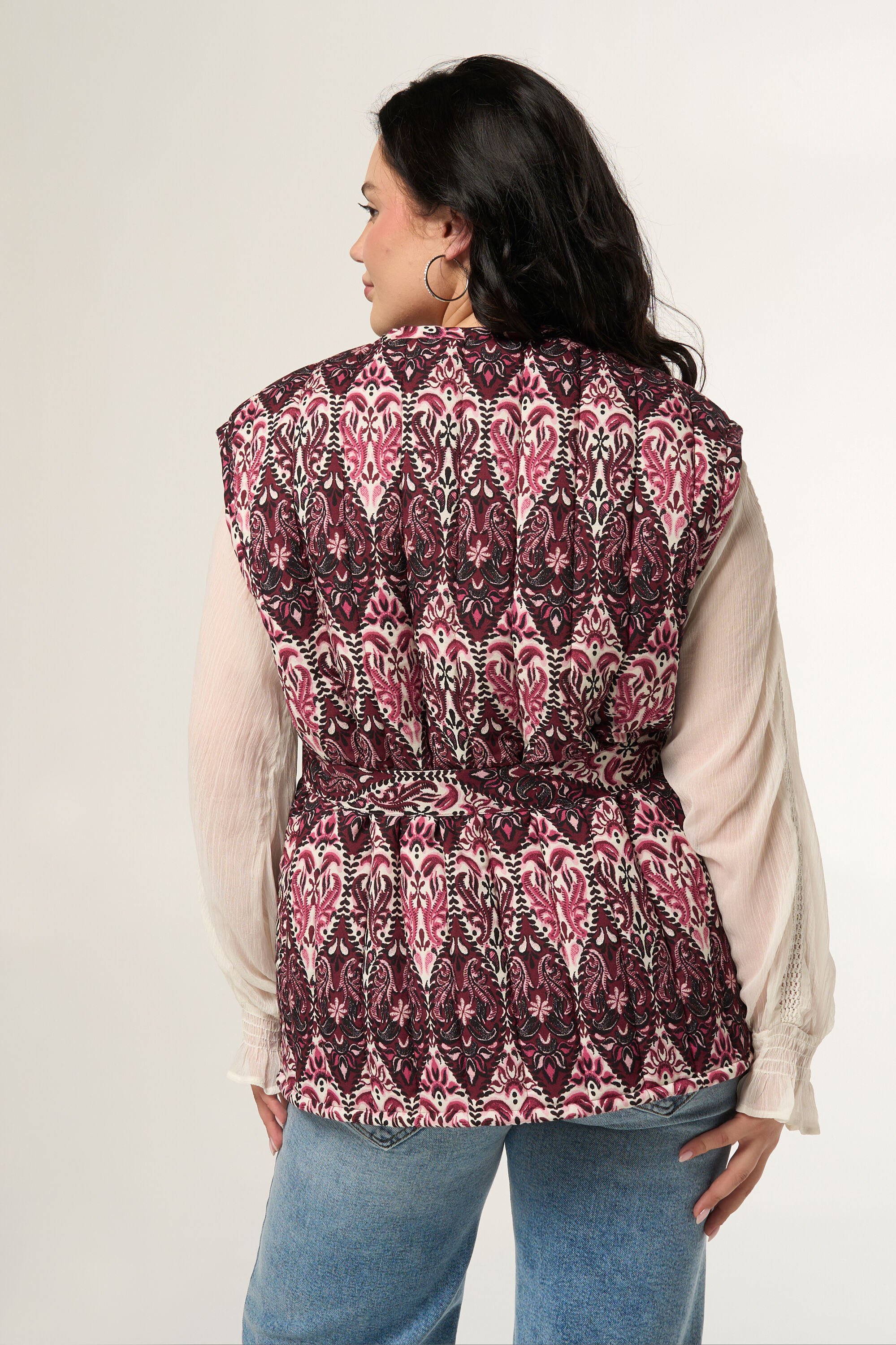 Gilet met ceintuur image number 3