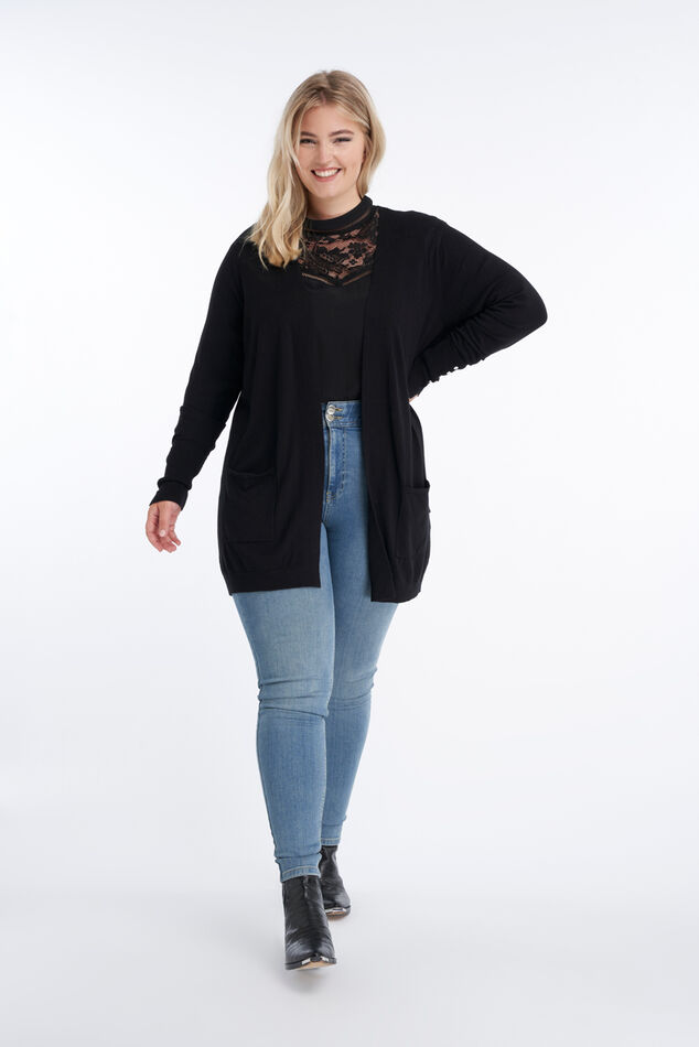 Lang openvallend vest image number 0