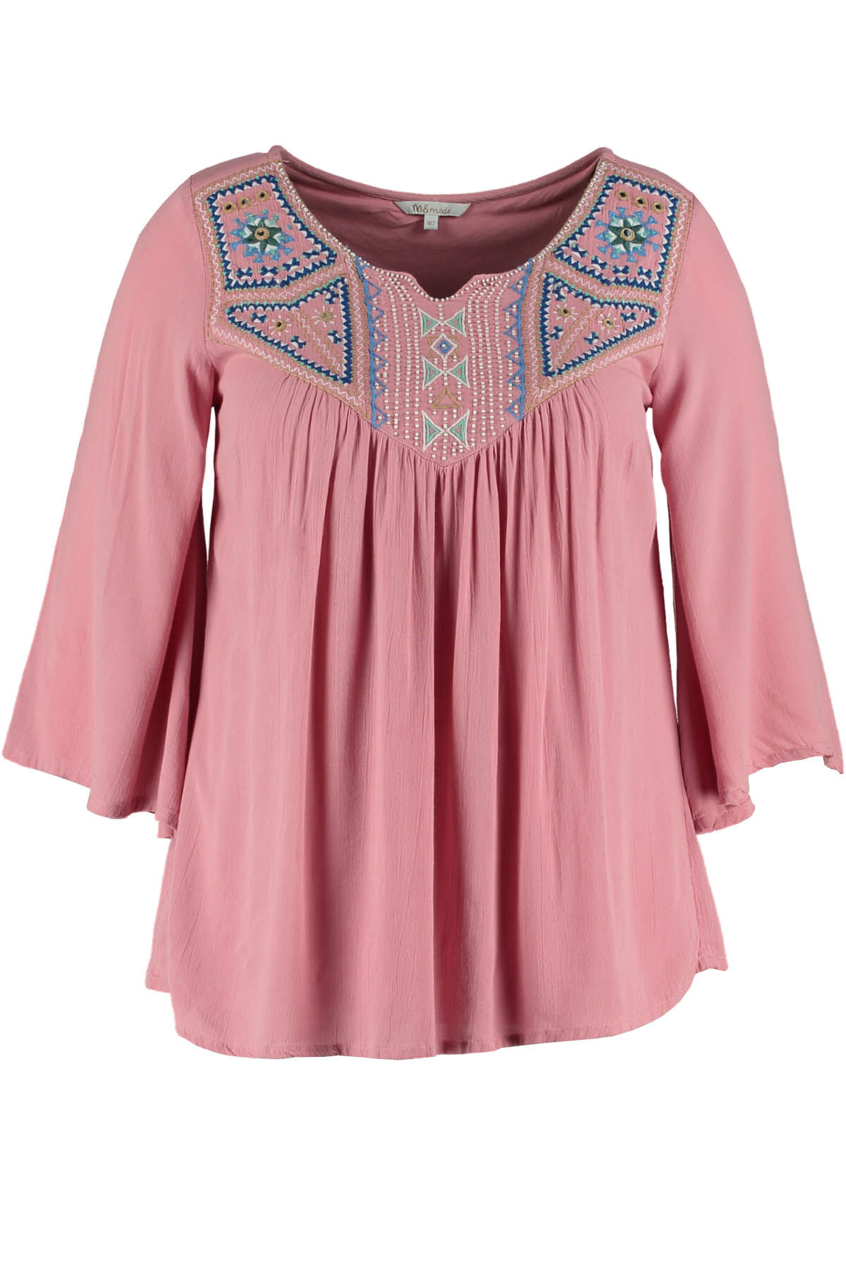 Blouse met embroidery  image number 1