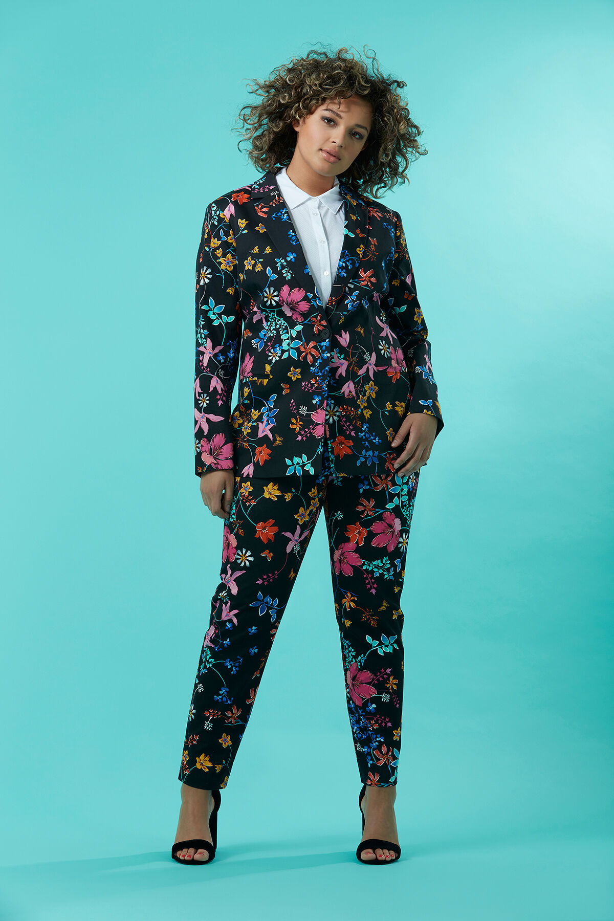 Pantalon met bloemenprint image number 5
