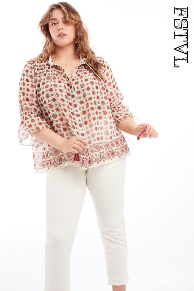 Blouse met print image number 0