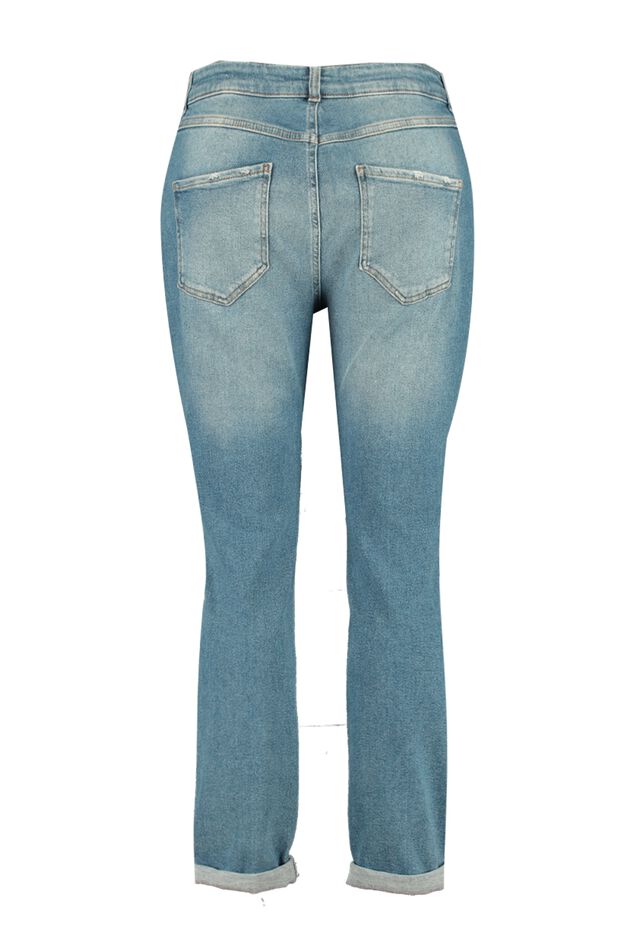 Jeans met destroyed detail image number 2