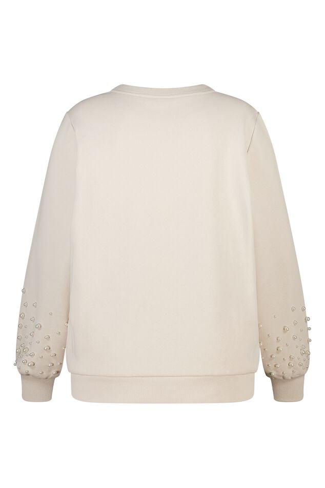 Sweater met parel detail image number 2